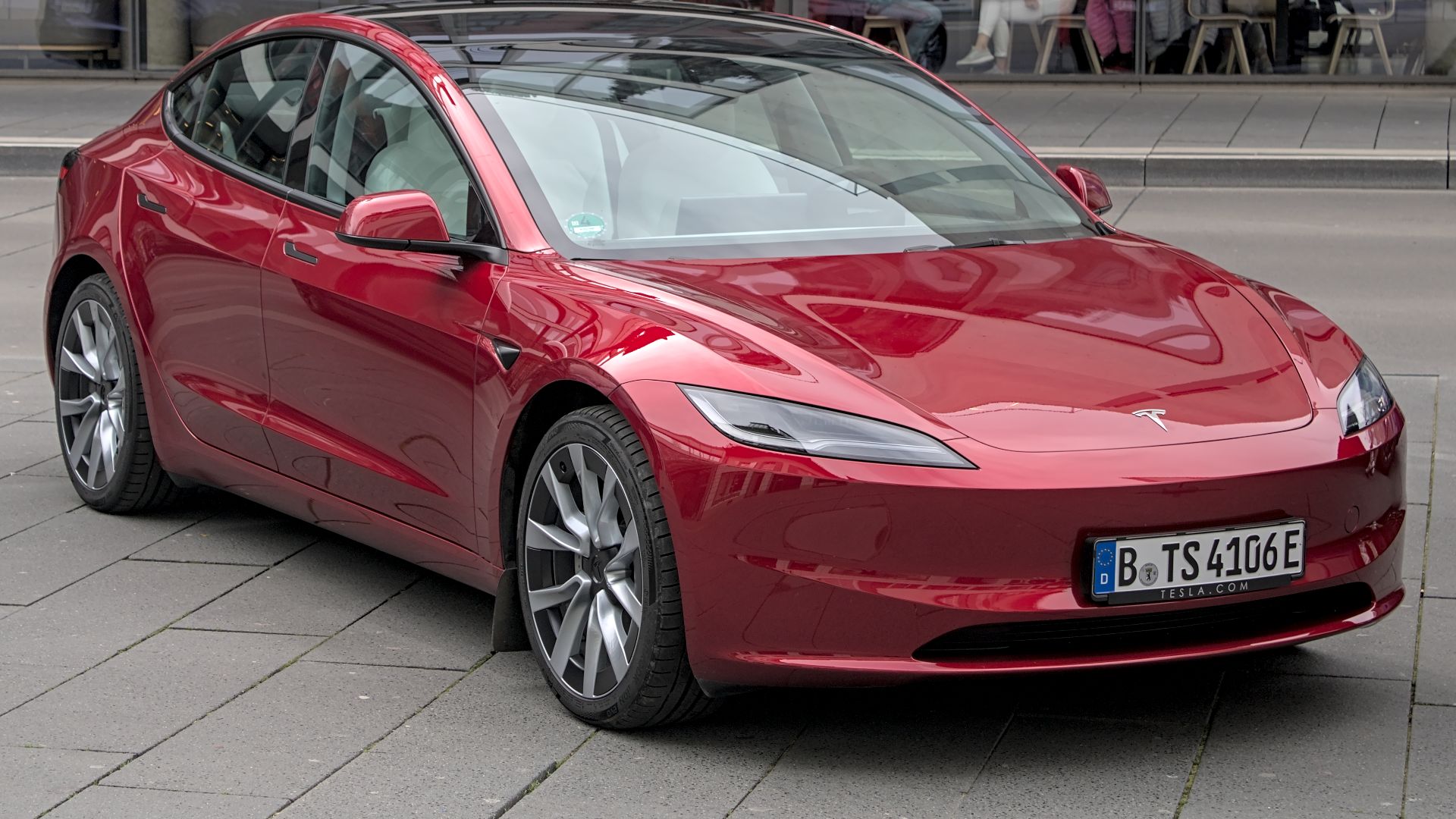Tesla Model 3 (2023) at Autofrühling Ulm