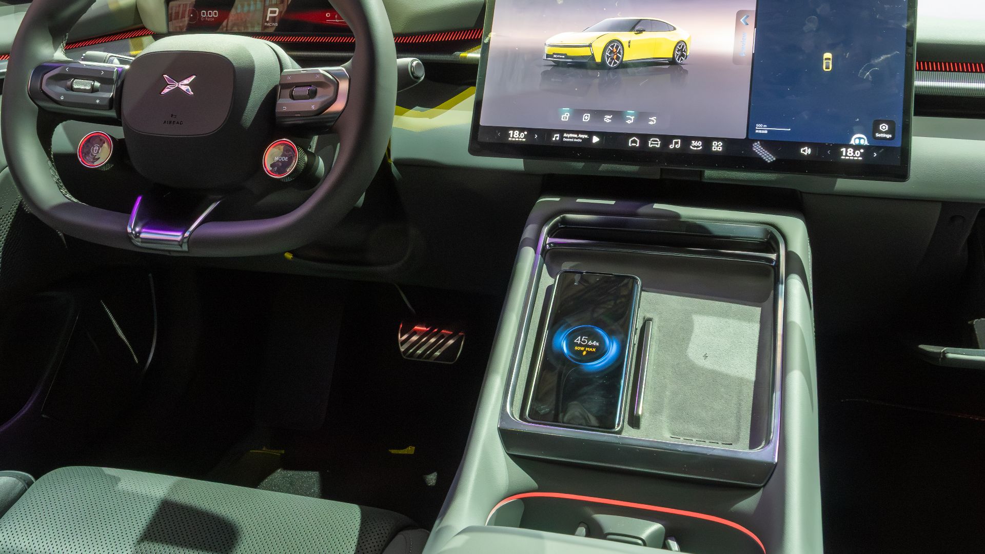 European premiere of the second generation Xpeng P7 at IAA Summit 2025 in Munich