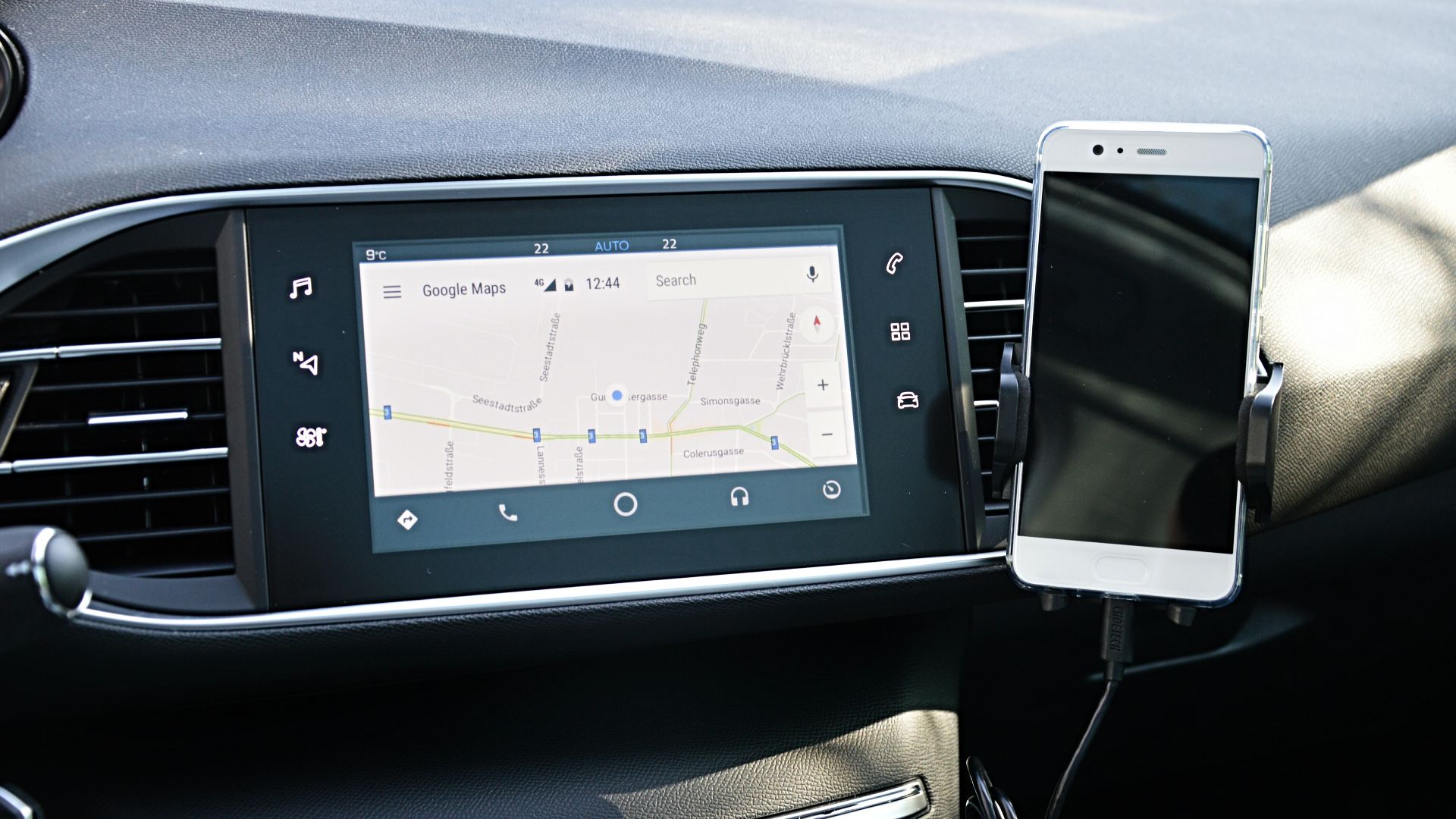 Android Auto in usage
