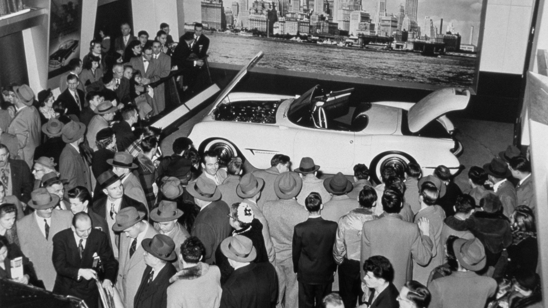 1953 Chevrolet Corvette, which was the first year that it was produced, was also displayed at the 1953 GM Motorama car show.