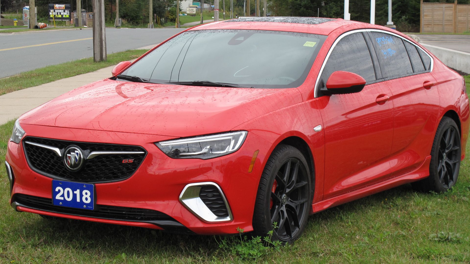 2018 Buick Regal GS Sportback photographed in Sault Ste. Marie, Ontario, Canada