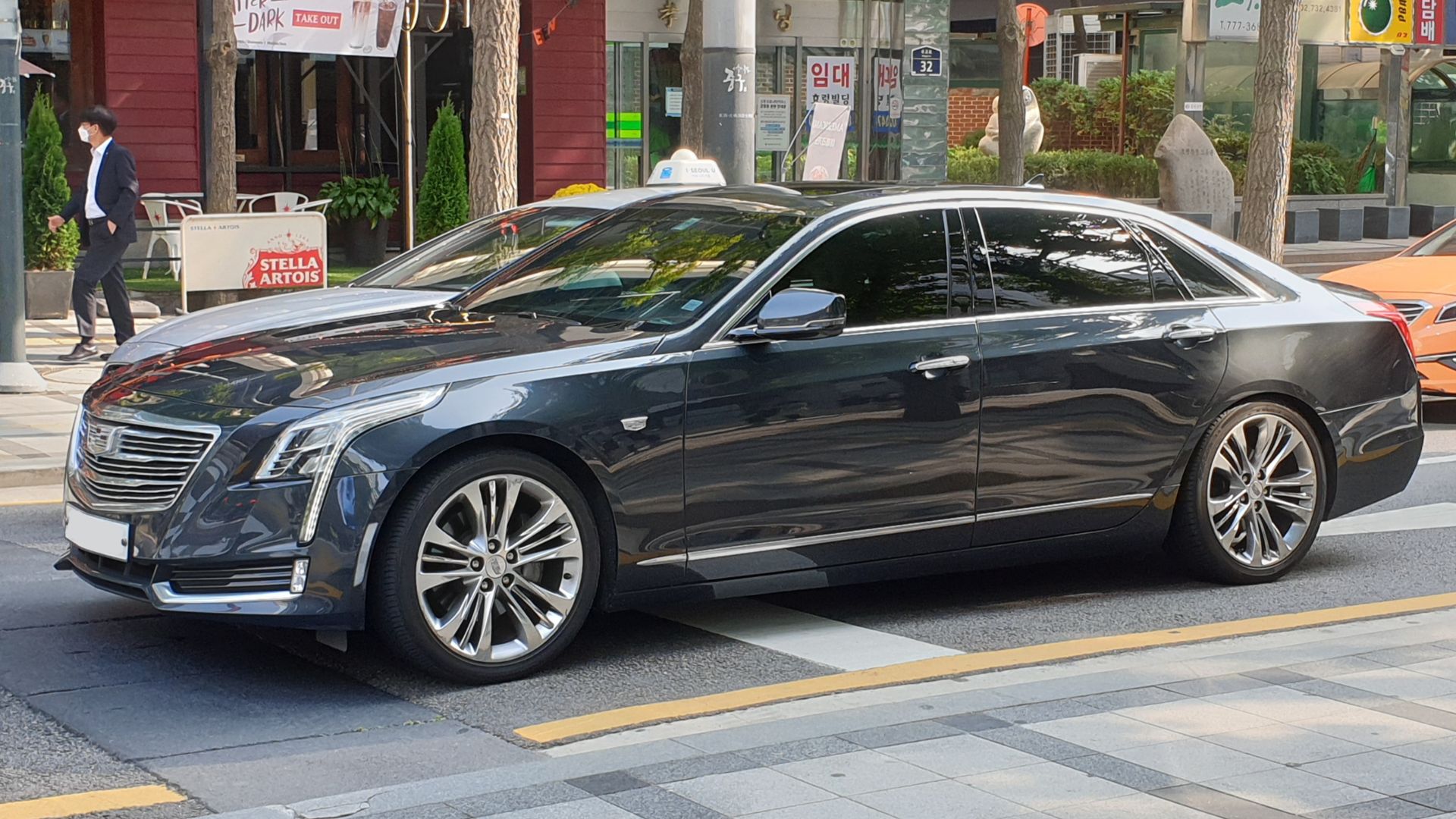 Grey Cadillac CT6 Platinum sedan