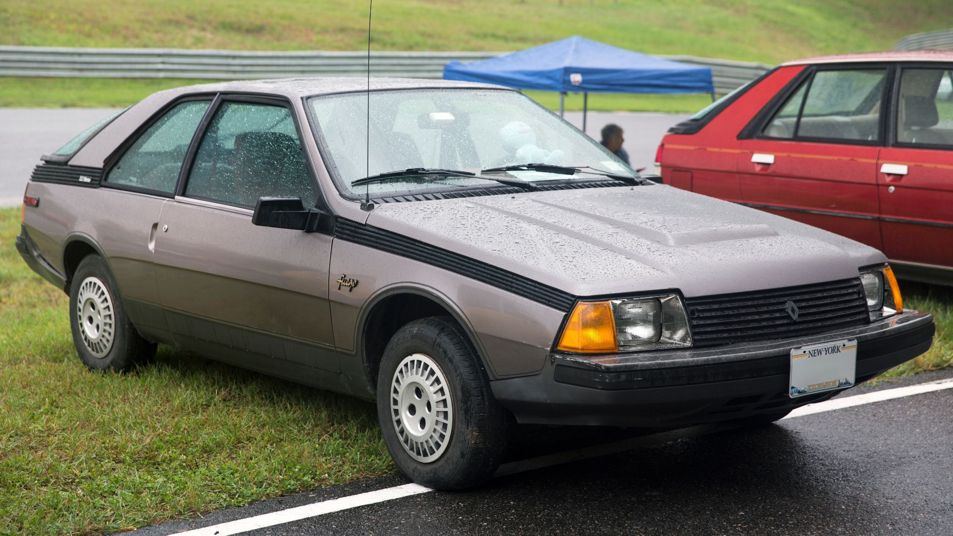 1984 Renault Fuego 2.2 Litre, exhibited at the Meeting of the Marques at the 2021 Lime Rock Historic Festival. US spec car.