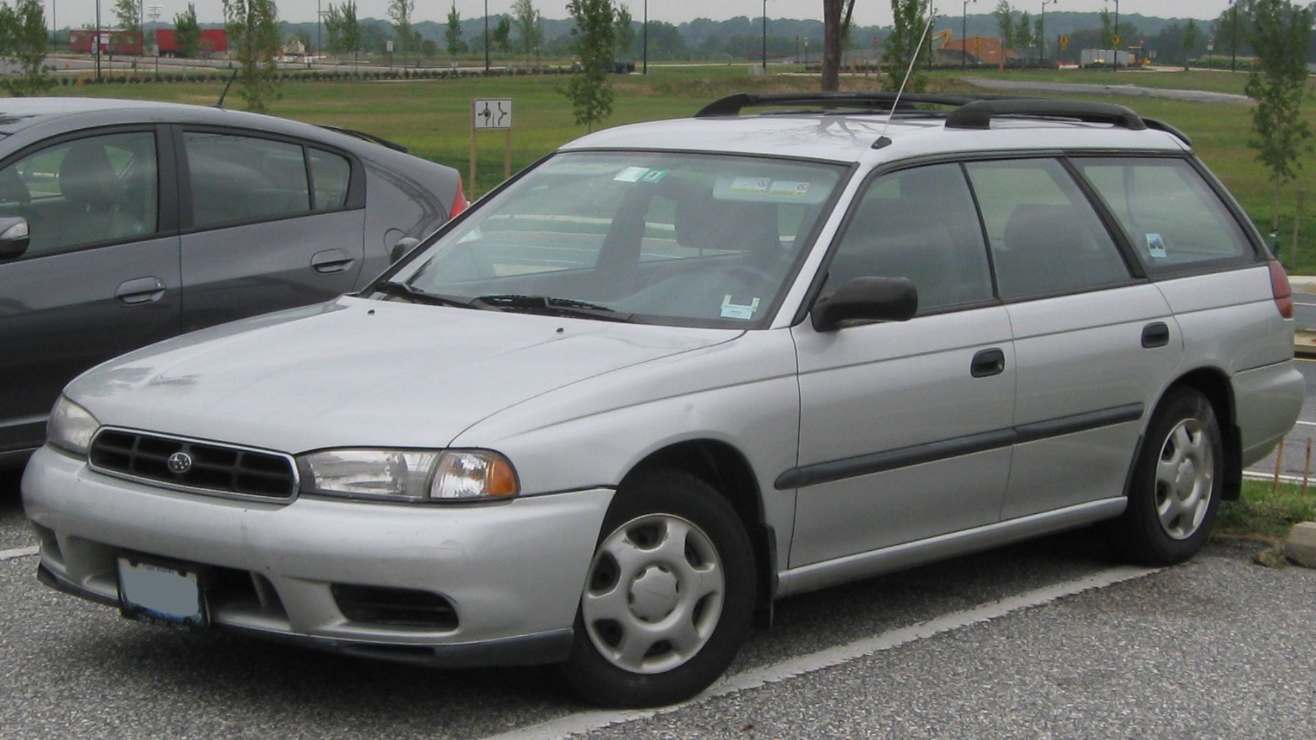 1995-1999 Subaru Legacy photographed in Fulton, Maryland, USA.