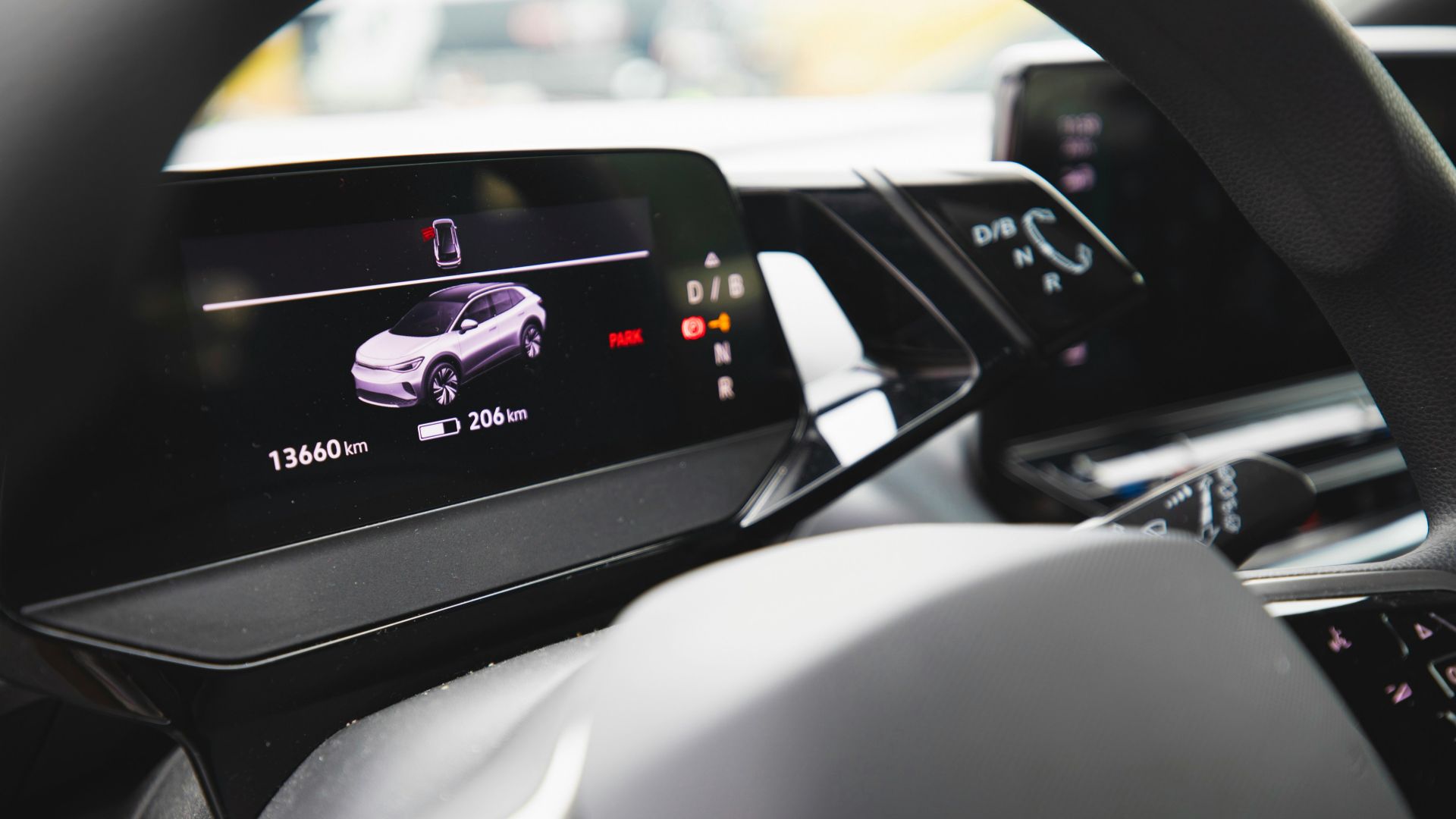 a car steering wheel