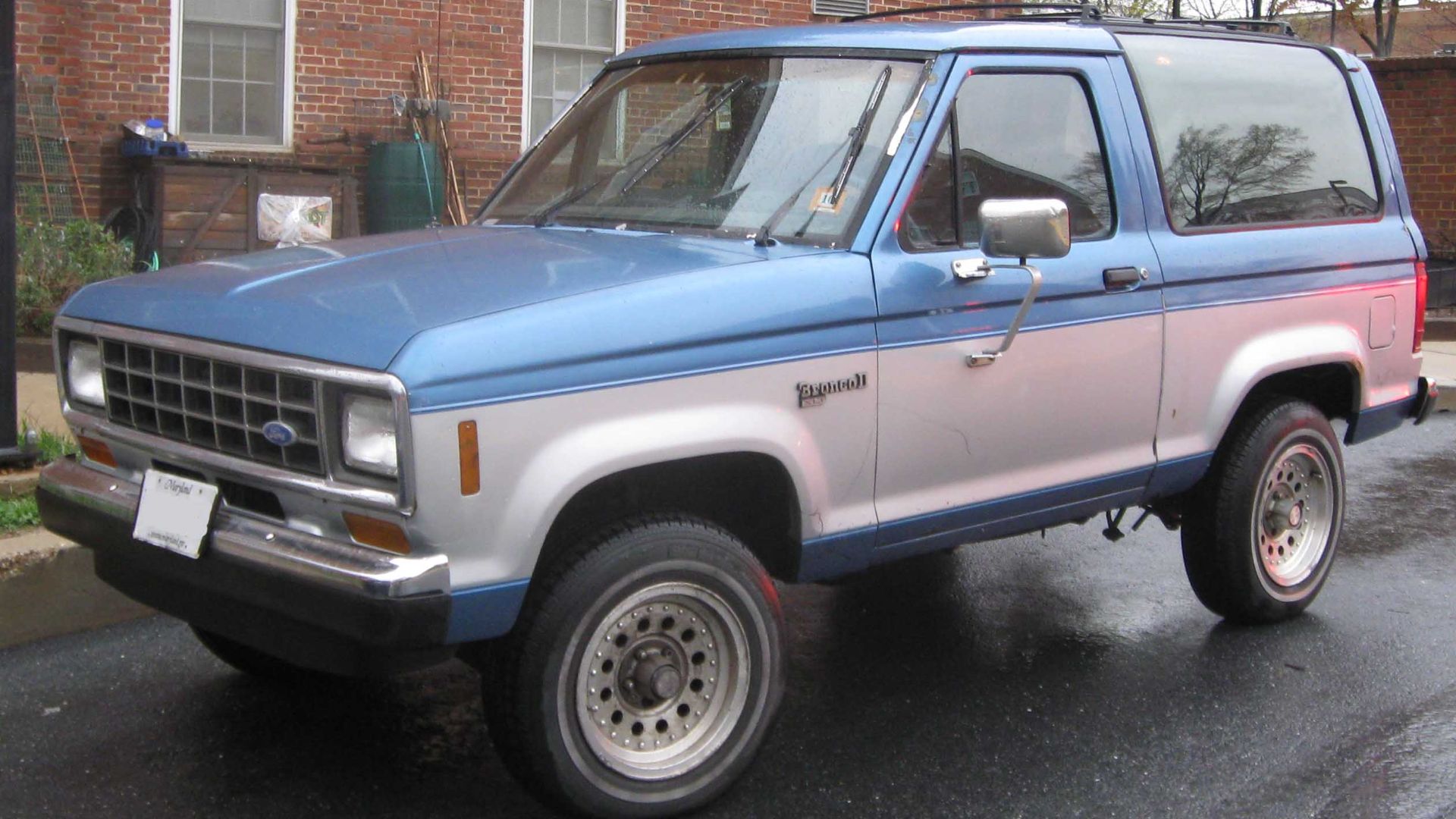 1984-1988 Ford Bronco II photographed in College Park, Maryland, USA.