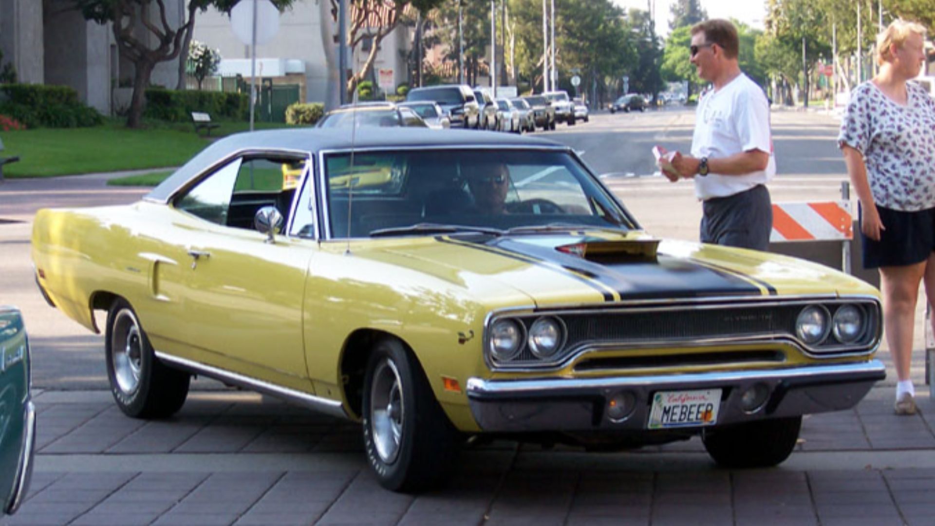 1970 Plymouth Road Runner. This car has the Hemi engine and the