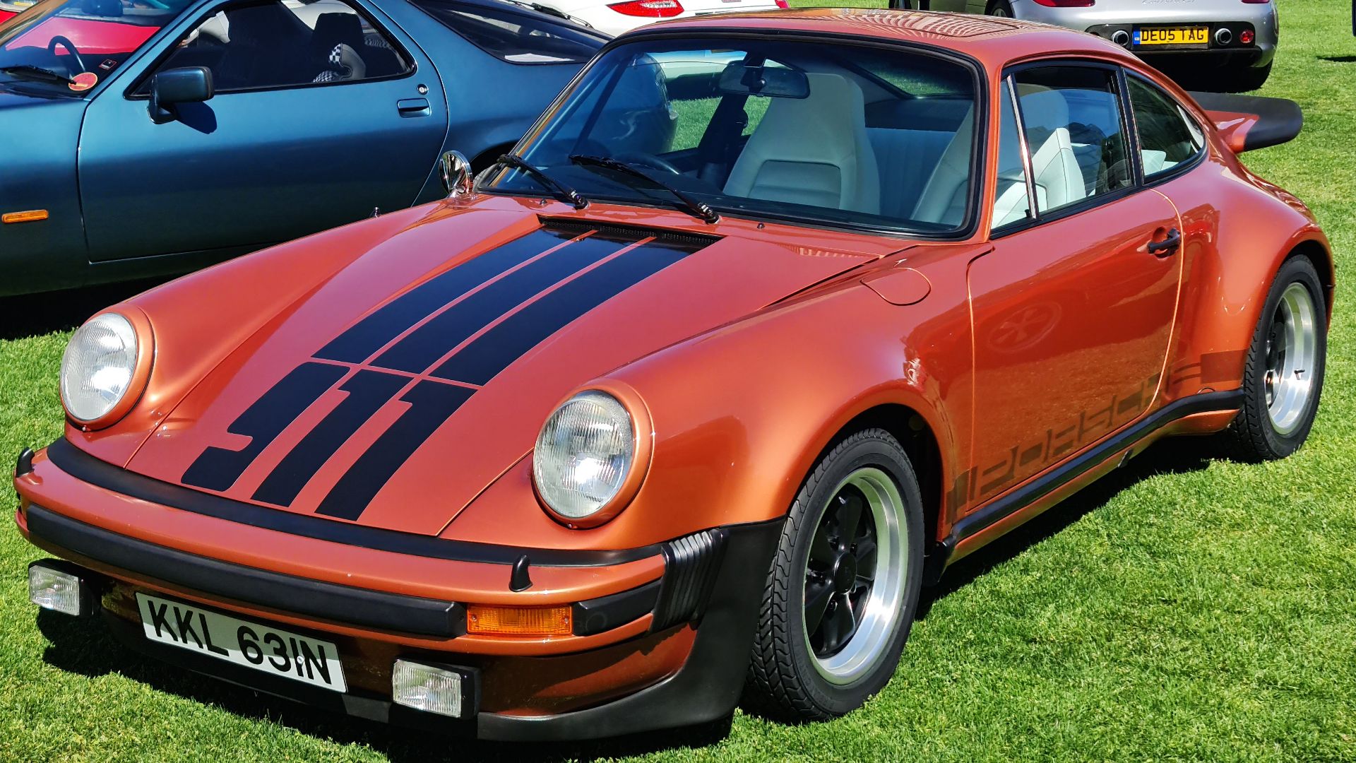 A Porsche 911 (930) Turbo taken at the London Concours 2021.