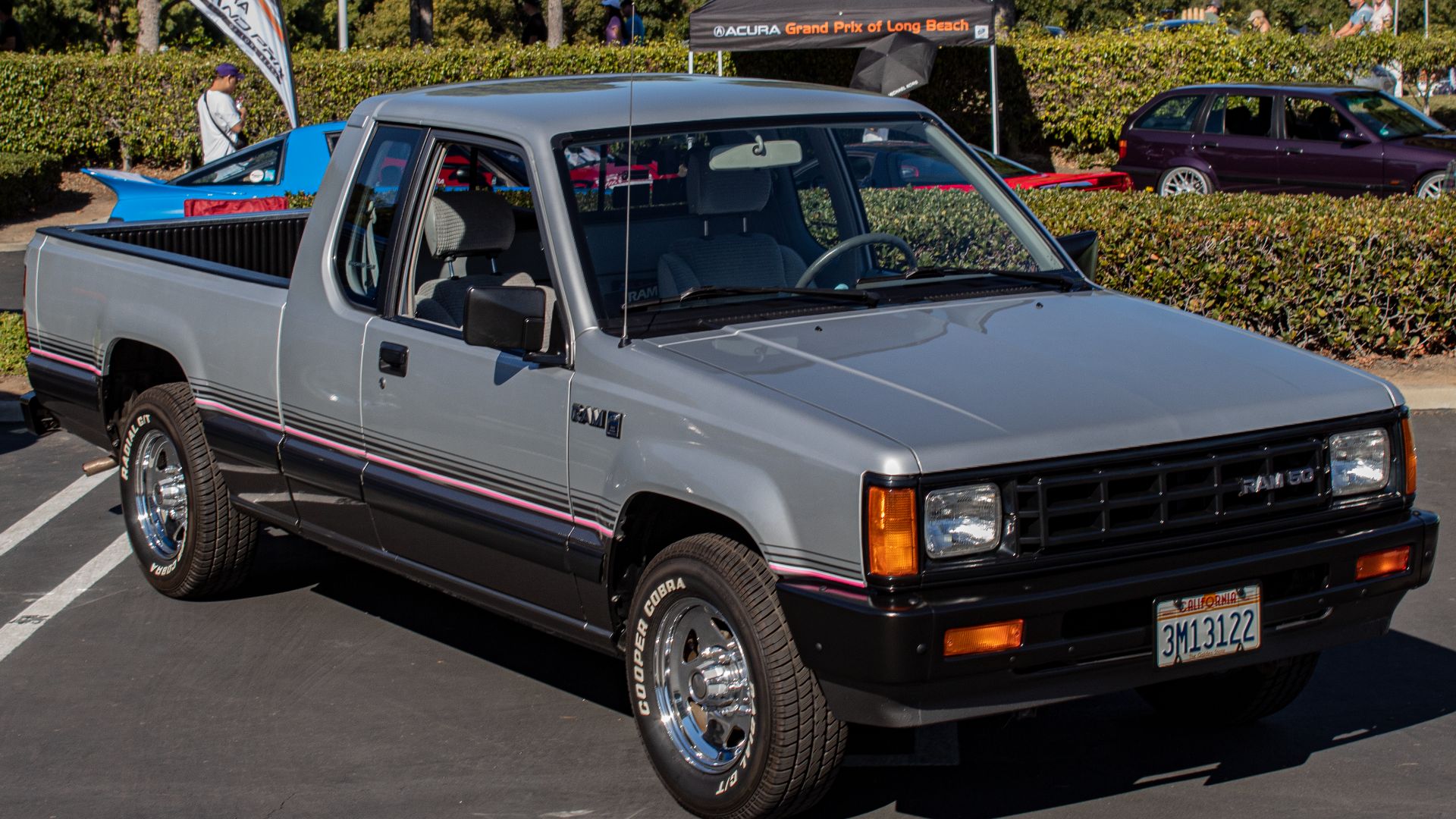 a 1988 dodge ram 50 sport i photographed in torrance, ca