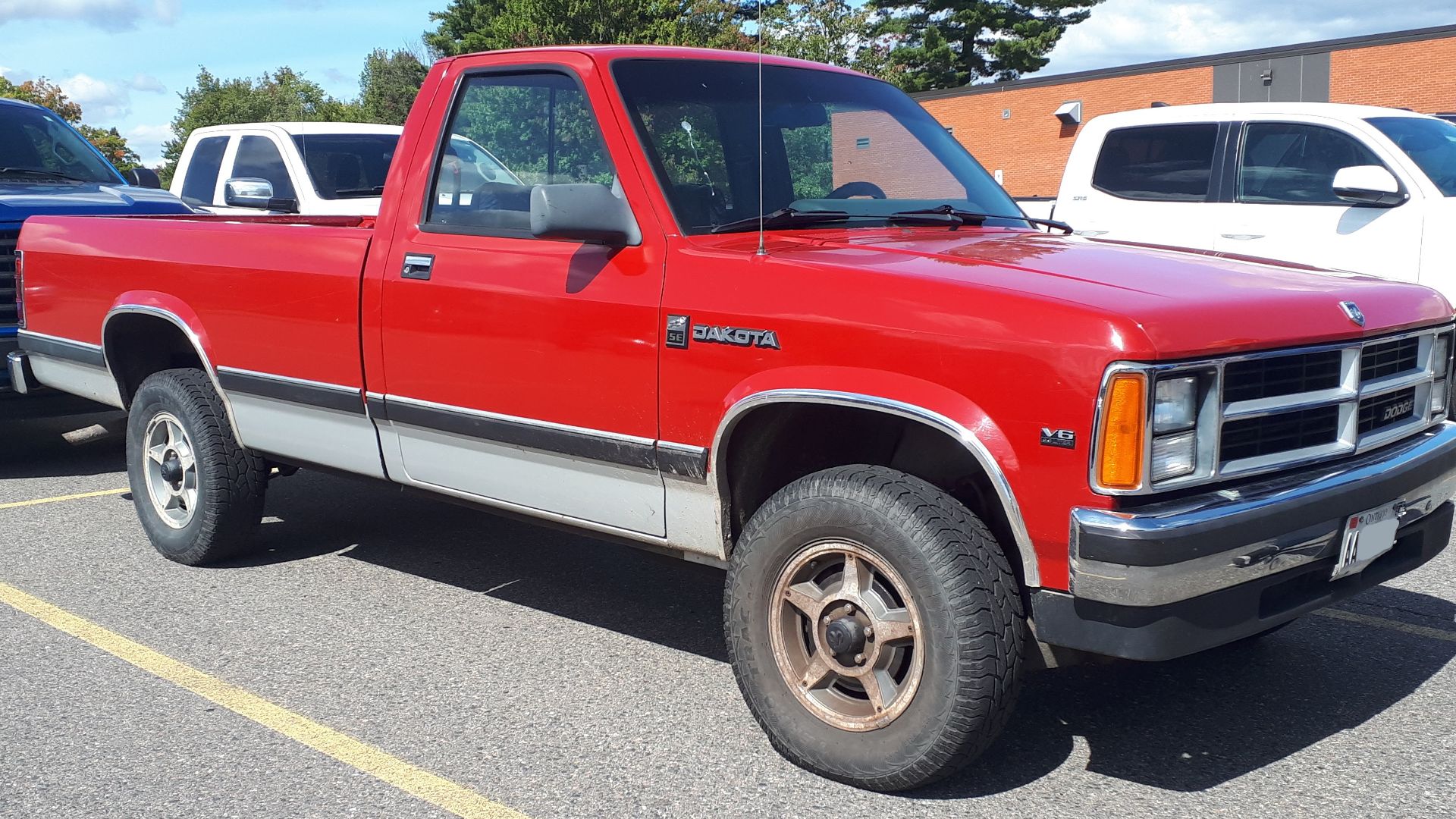1990 Dodge Dakota photographed in Sault Ste. Marie, Ontario, Canada