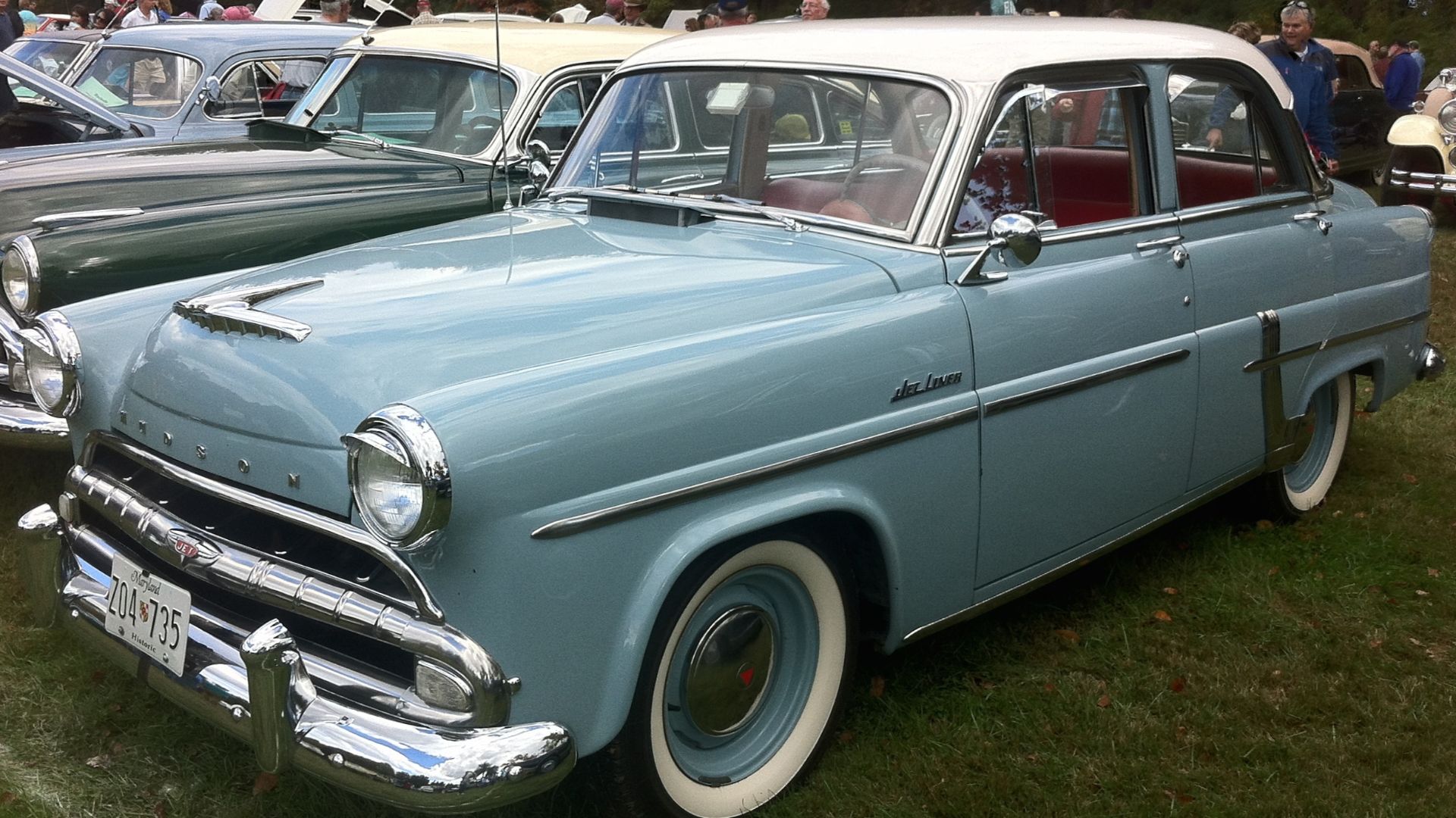 1954 Hudson Jet, a small-sized automobile. This is the top-of the line