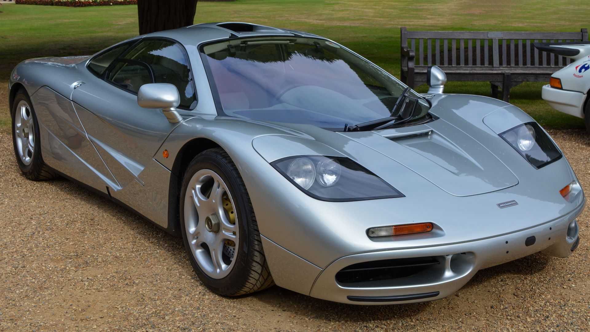 1996 McLaren F1 Chassis No 63 6.1 Front (Restored and rebuilt by MSO) Taken at the Concours d'Elegance Hampton Court 2019