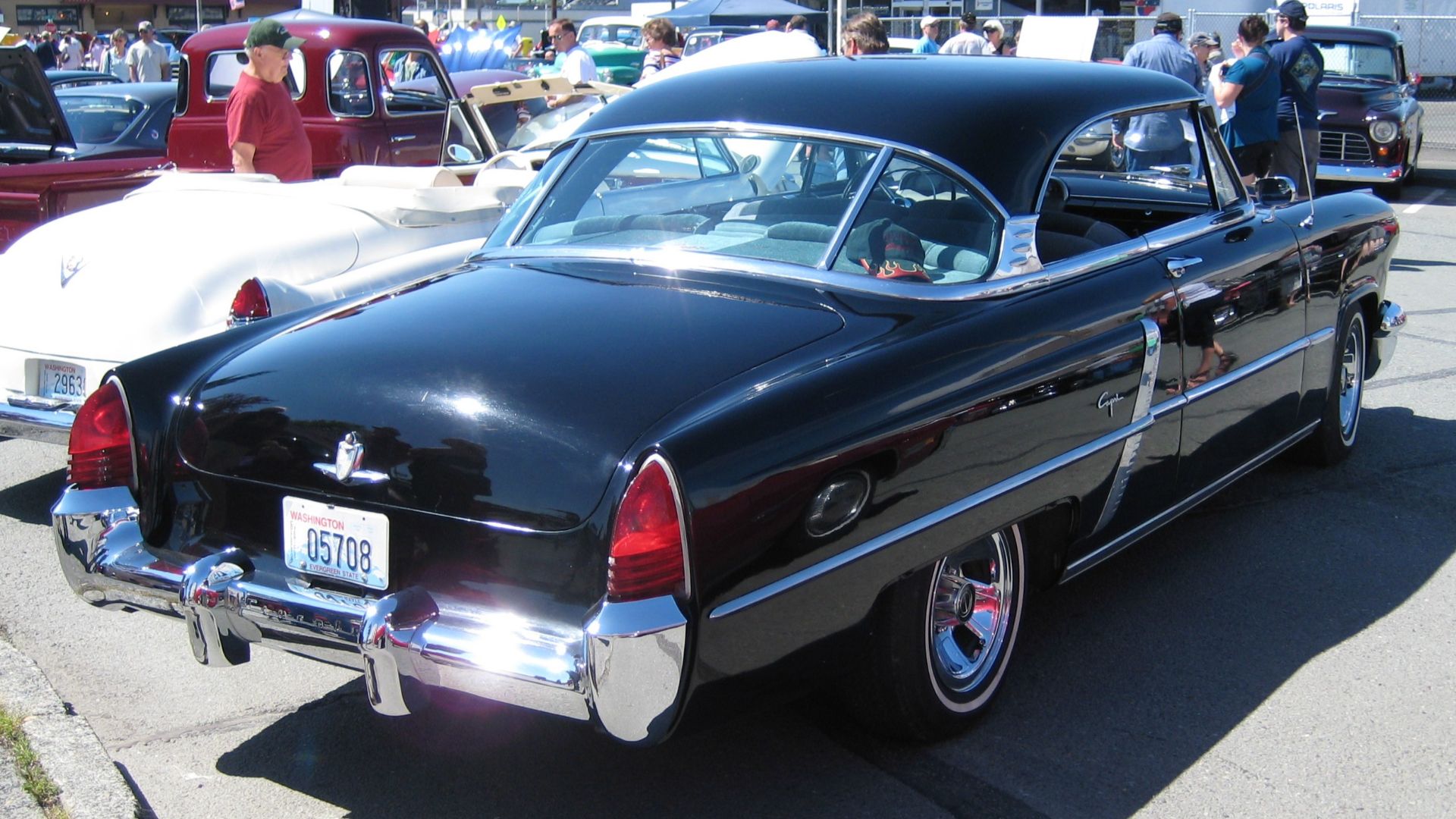 Ford's first use of the Capri model name.

Nice Sunday car show on the streets of Sedro Woolley, Washington.