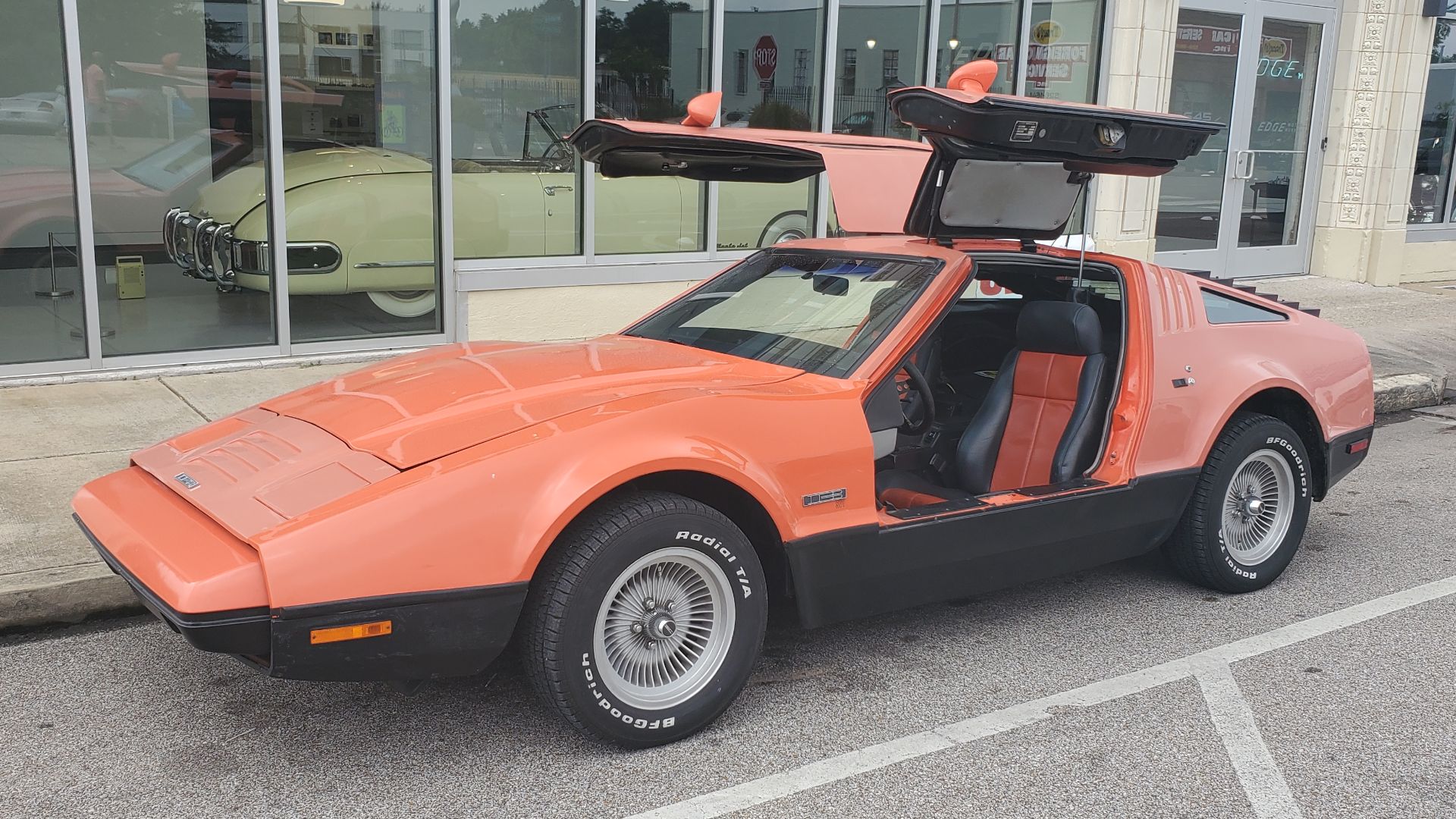 Bricklin SV-1 sitting outside the musuem