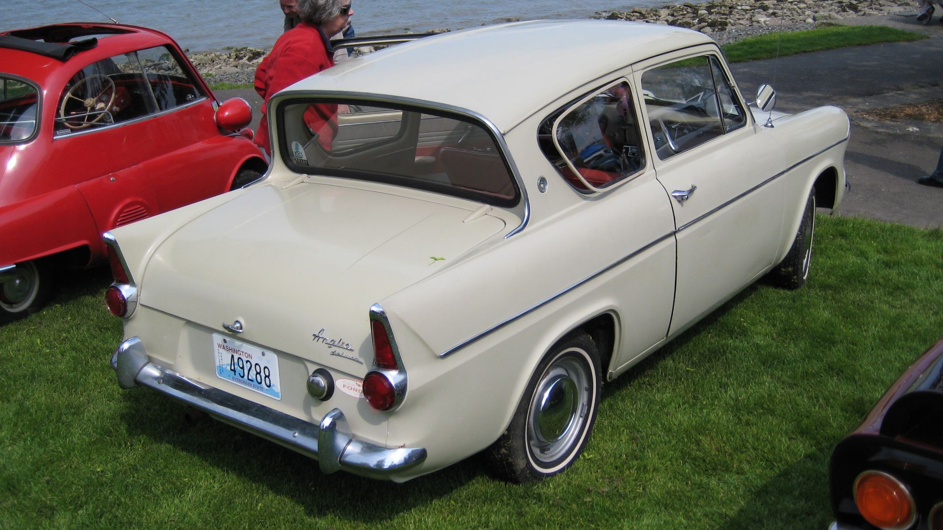 Same family since new, original paint, un-restored and still beautiful!

Lots of great cars came out for this waterfront car show.