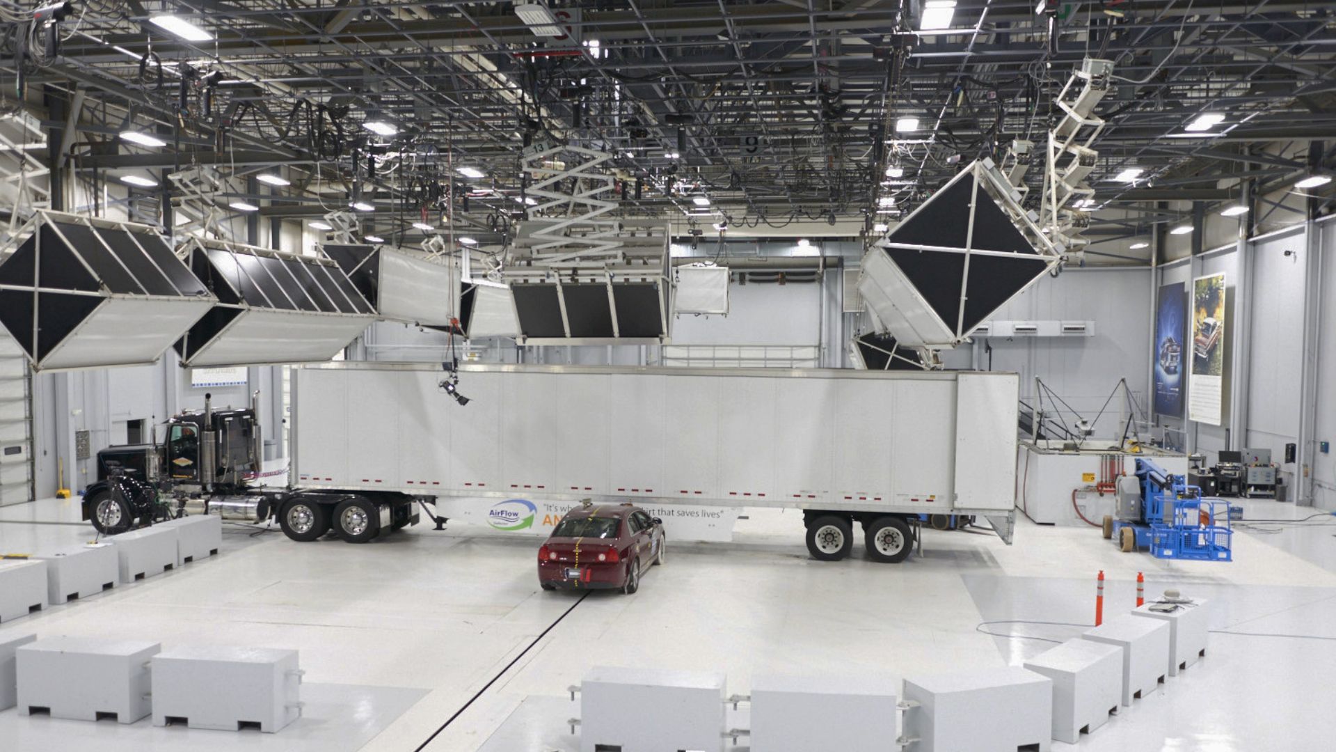 IIHS Vehicle Research Center Crash Hall