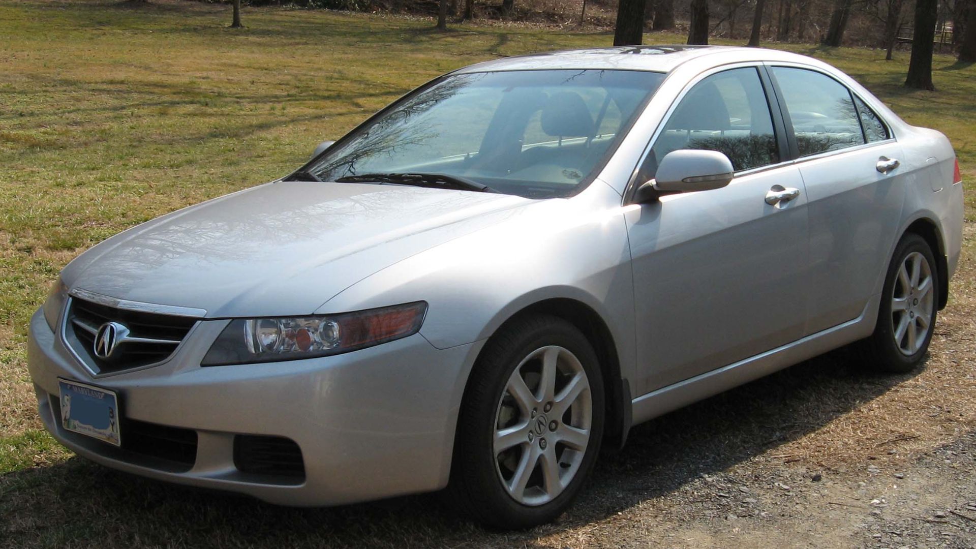 2004-2005 Acura TSX photographed in USA.