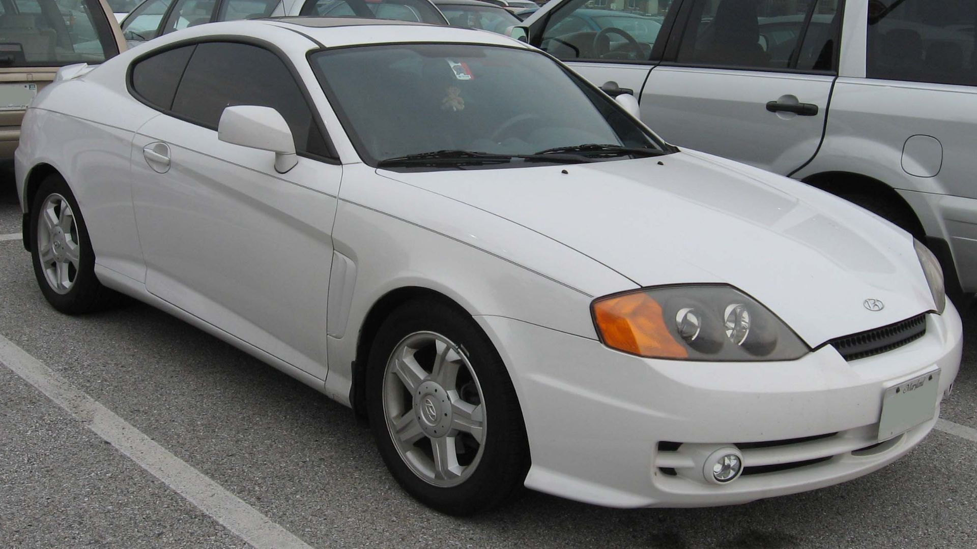 2003-2005 Hyundai Tiburon photographed in USA.