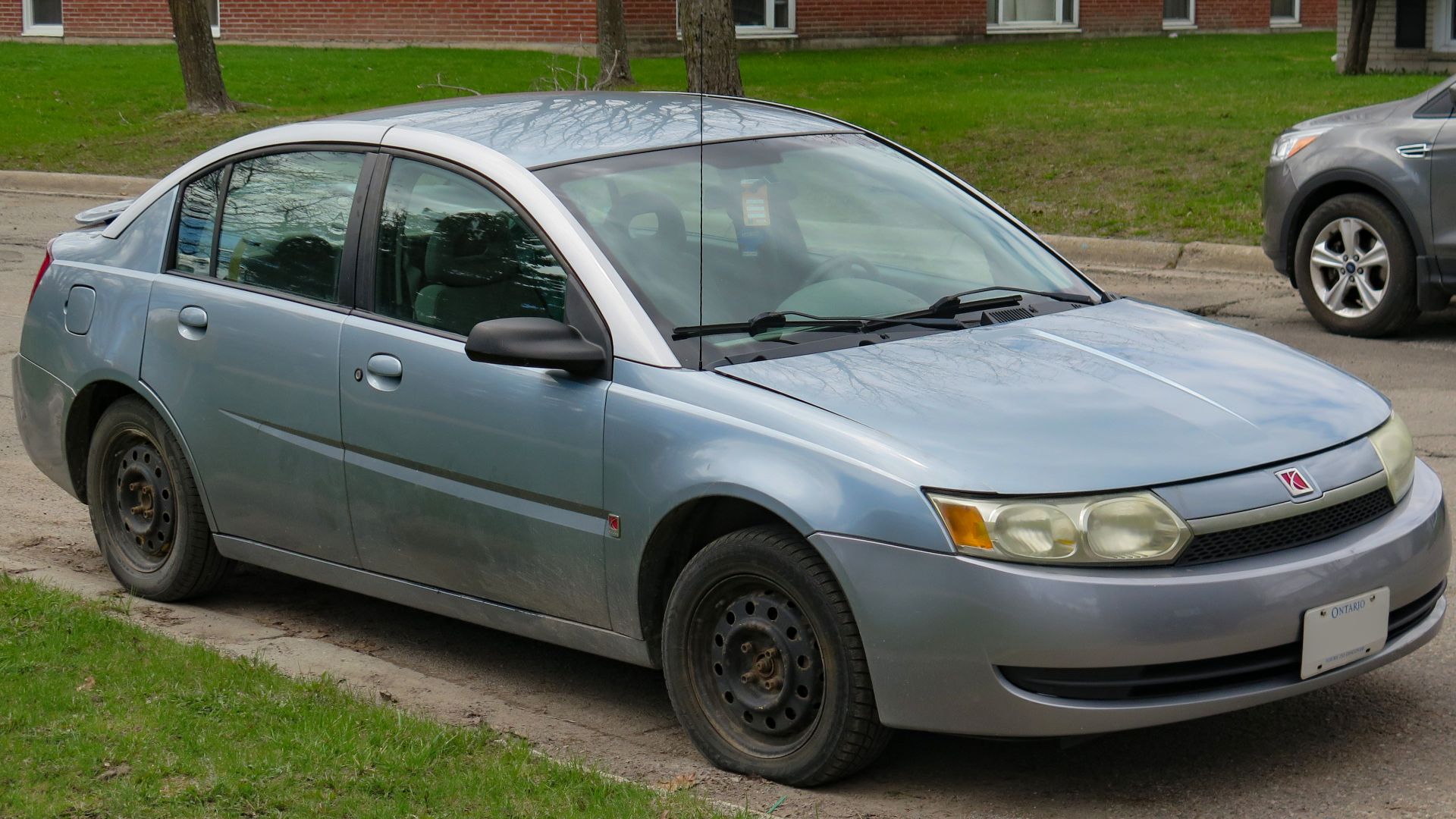 2003 Saturn ION 2 Sedan photographed in Sault Ste. Marie, Ontario, Canada.