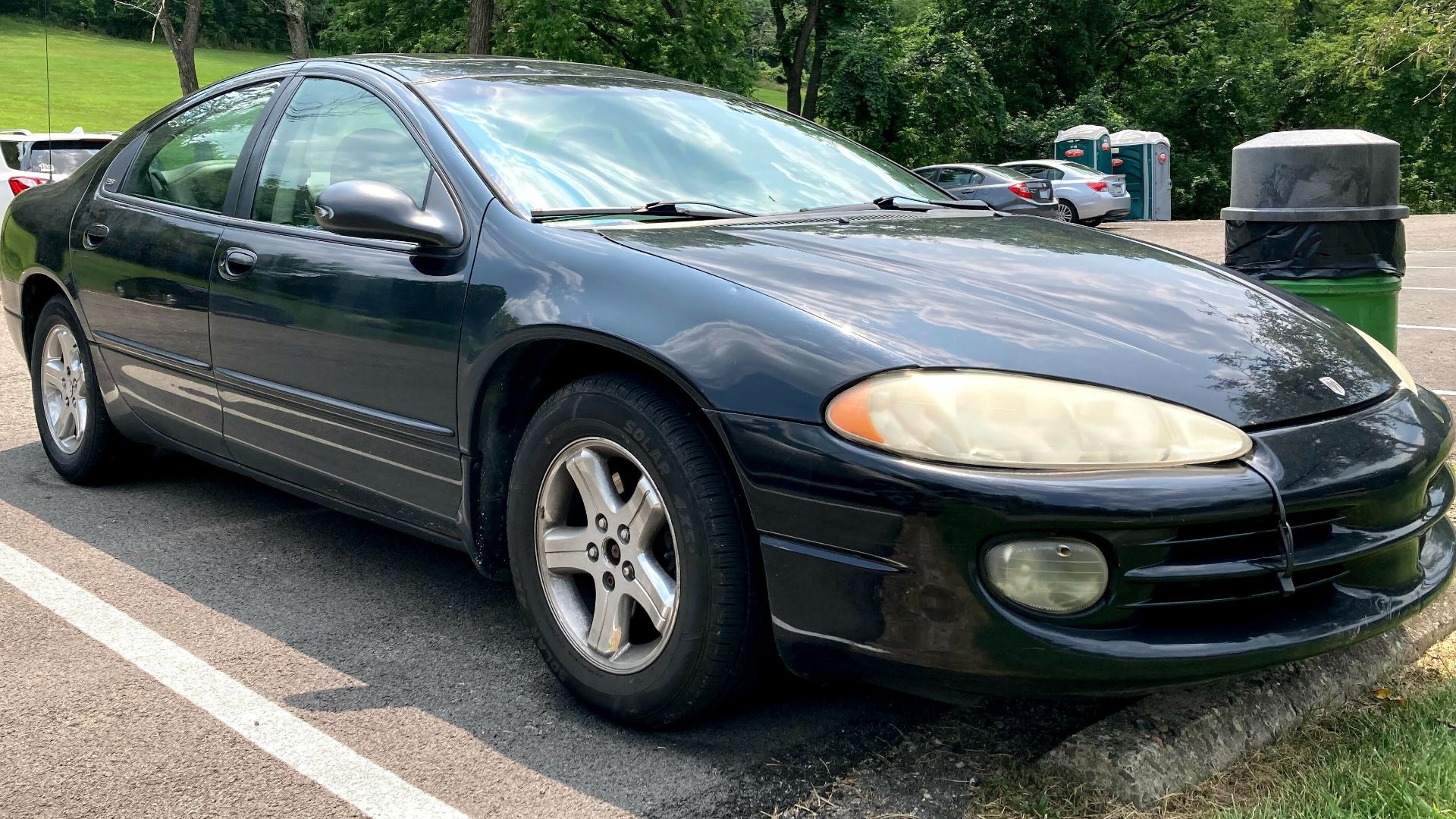 A 2002 Dodge Intrepid SXT in Black. This Intrepid is equipped with the 3.5L V6 engine, and assembled in Bramalea, Ontario, Canada.