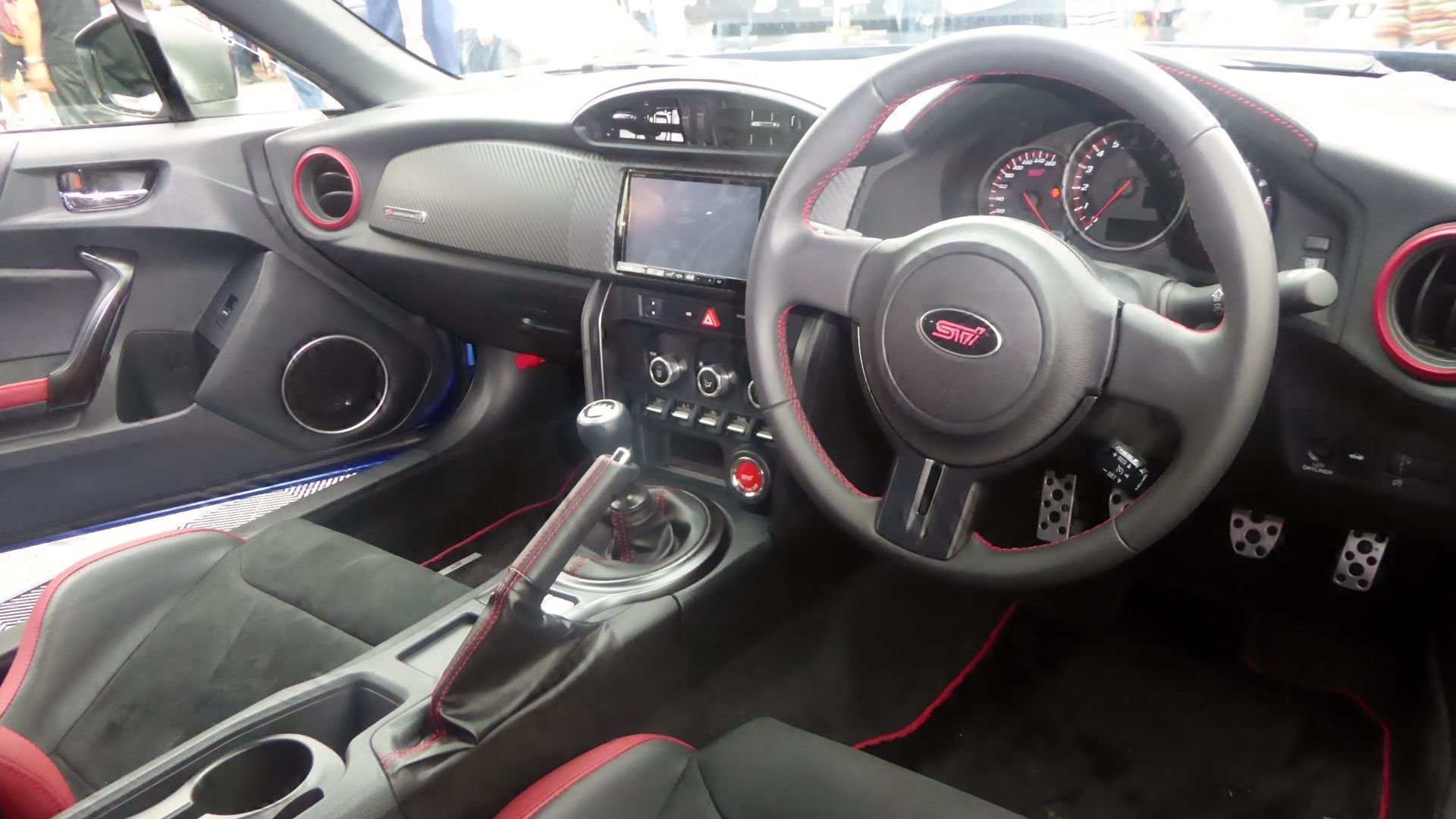 ZC6型スバル・BRZ tSのインテリアを撮影。