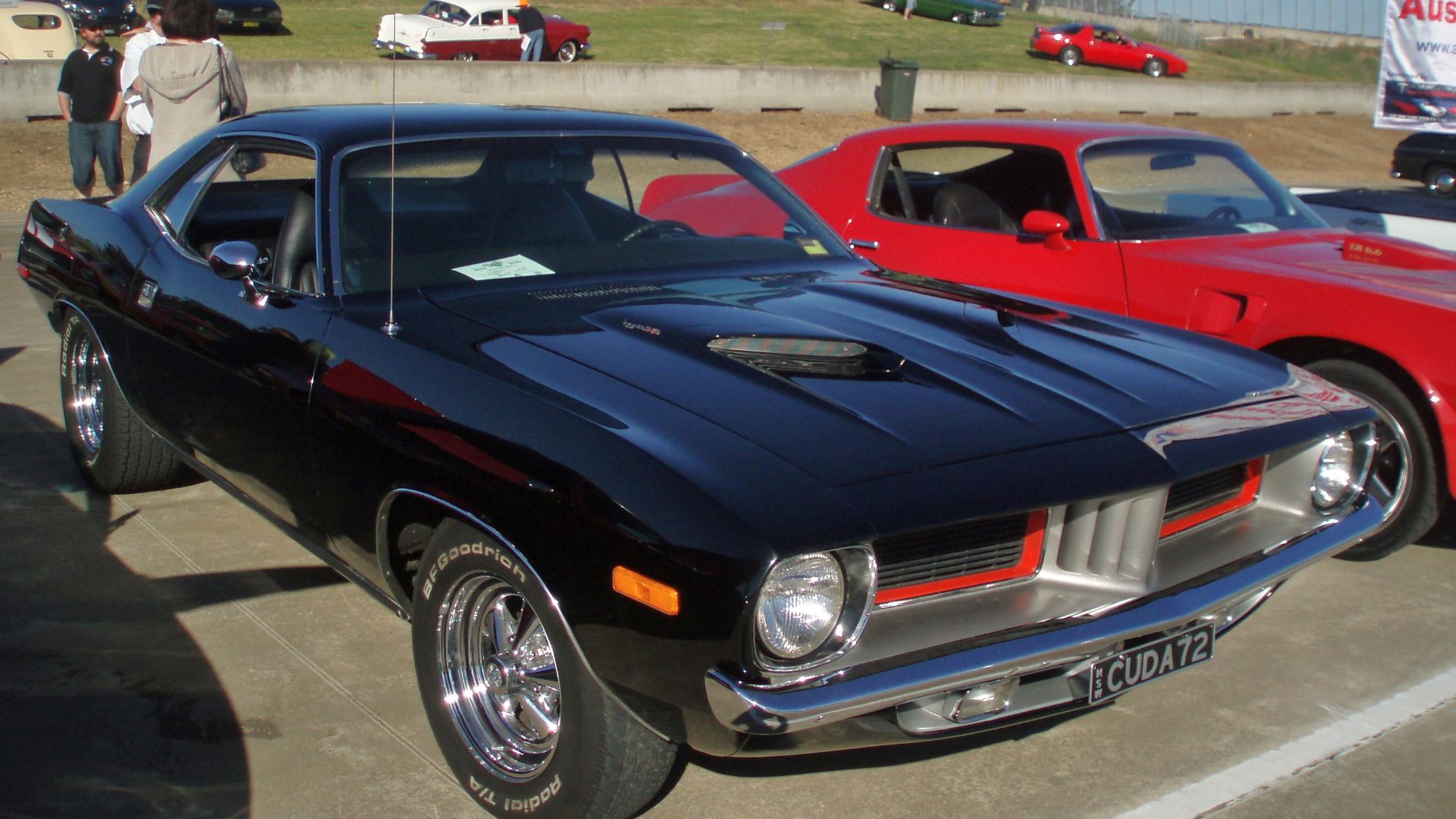 1972 Plymouth 'Cuda 340 coupe. Taken at Shannon's Eastern Creek Classic 2009, held at Eastern Creek Raceway Sydney.