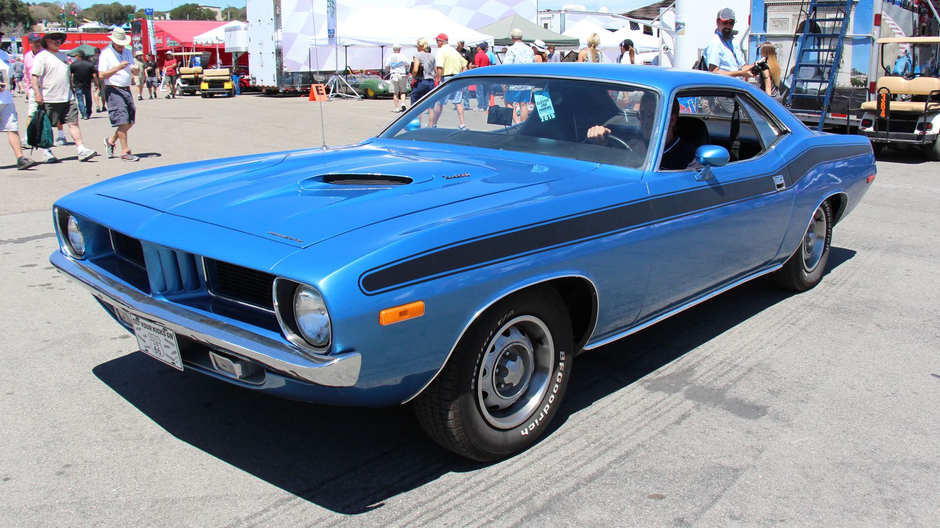 Barracudas were built from 1964-74. The 2nd generation, the 1970–1974 E-body Barracuda, no longer Valiant-based, was available as a coupe and a convertible, both of which were very different from the previous models. Sharing this platform was also the Dod