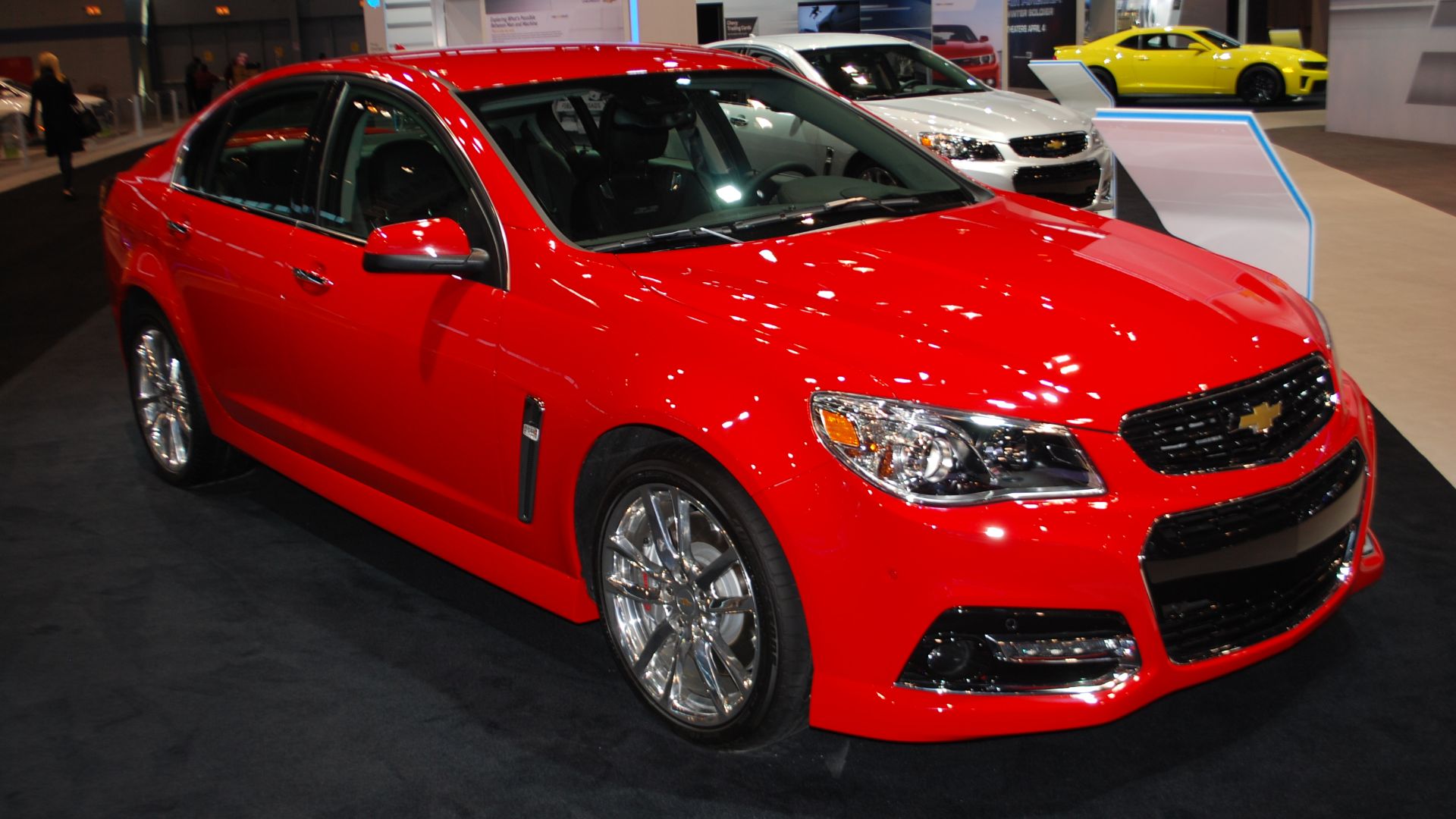 Eighteen long years after the demise of the full-size, rear-drive Impala SS and Caprice, Chevy finally has a worthy competitor to the Chrysler 300, Dodge Charger and RWD sedans from all over the world.

Ford? A proper RWD sedan from the Mustang's chassis 