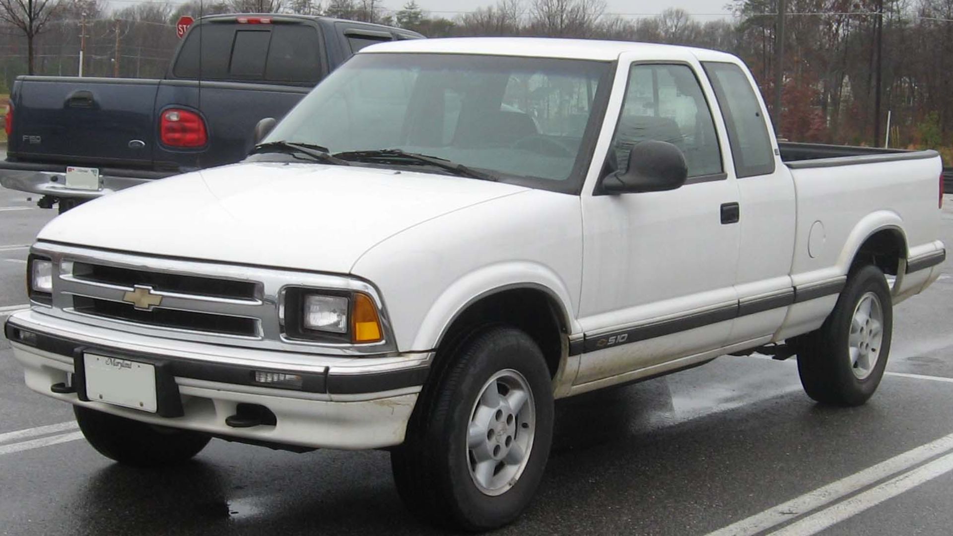 1994-1997 Chevrolet S-10 photographed in Accokeek, Maryland, USA.