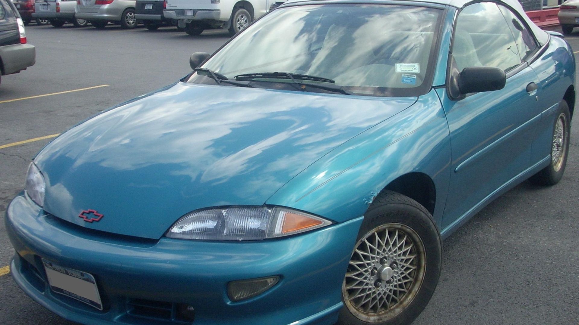 1995-1998 Chevrolet Cavalier photographed in Plattsburgh, New York, USA.