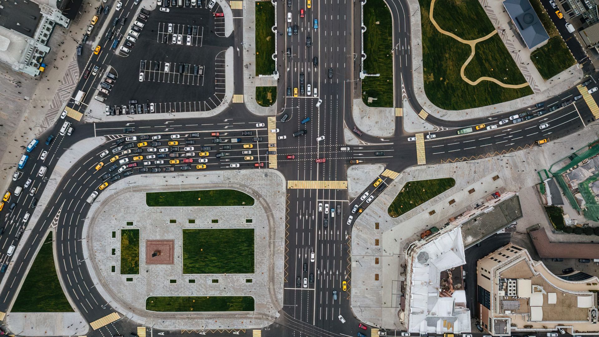 Tverskaya Zastava Square in Moscow, Russia