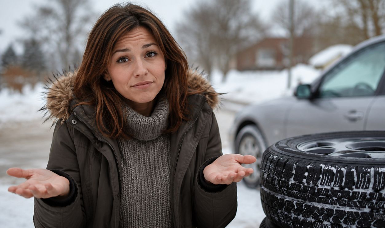 Winter tires and a skeptical look