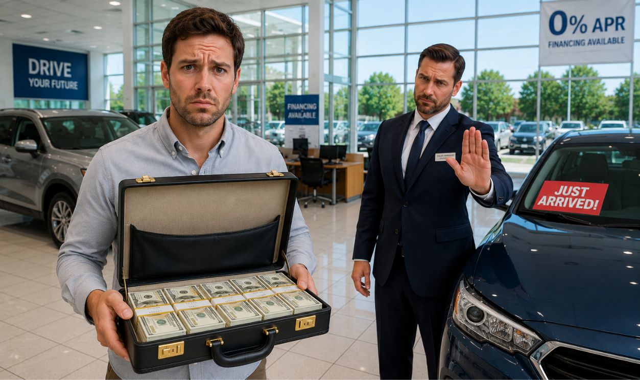 My dealership won't let me pay cash