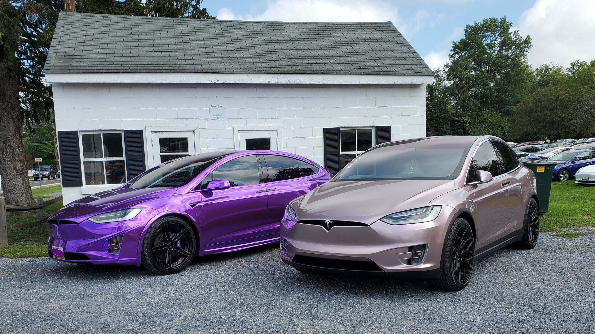 Tesla Model X photographed in Poolesville, Maryland