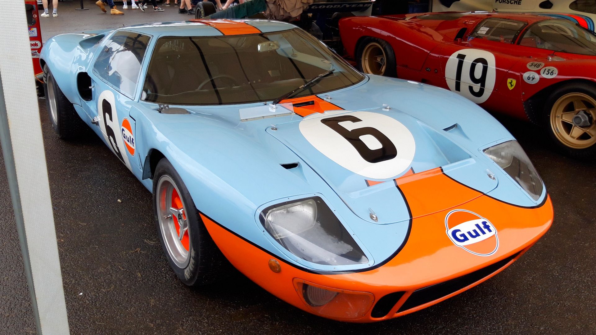 A 1968 Ford GT40 taken at the Goodwood Festival of Speed 2019.