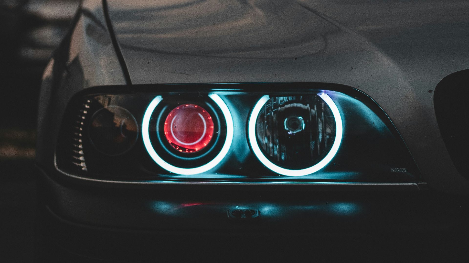silver car