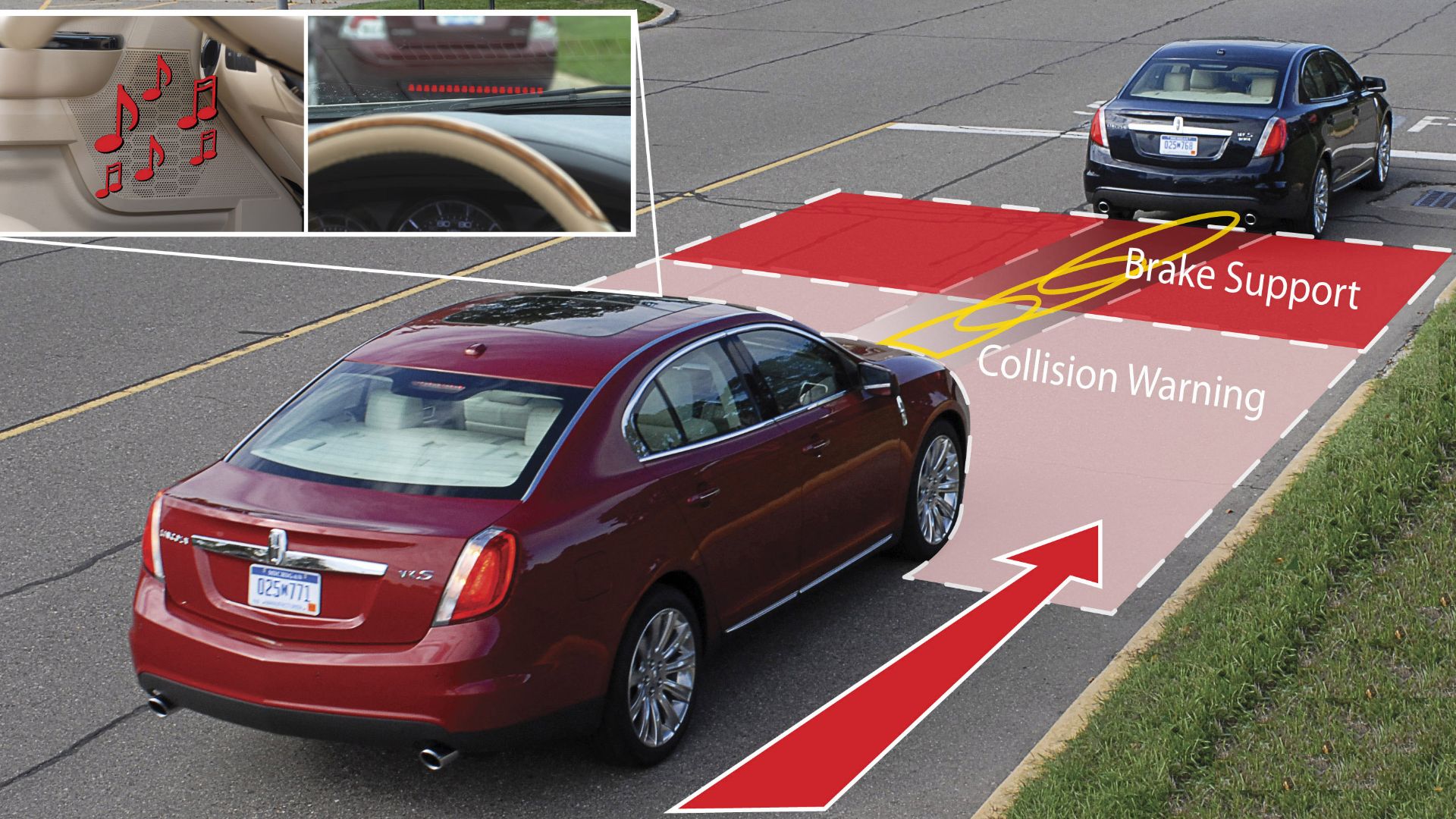 Collision Warning with Brake Support