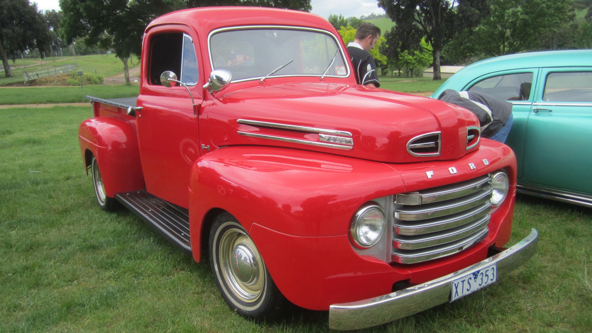 Predecessor to the F100; the F-1, built from 1948-1950 running mainly 239 Flathead V8s
