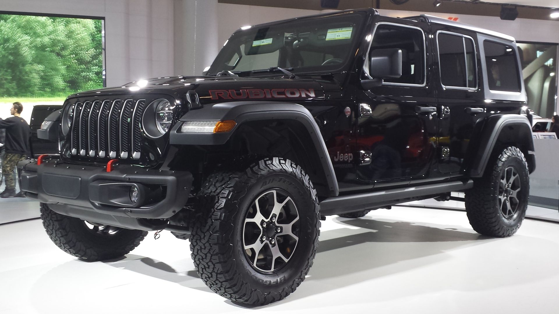 2019 Jeep Wrangler 
photographed in Montréal ,  Québec , Canada at the 2018 Montréal International Auto Show.