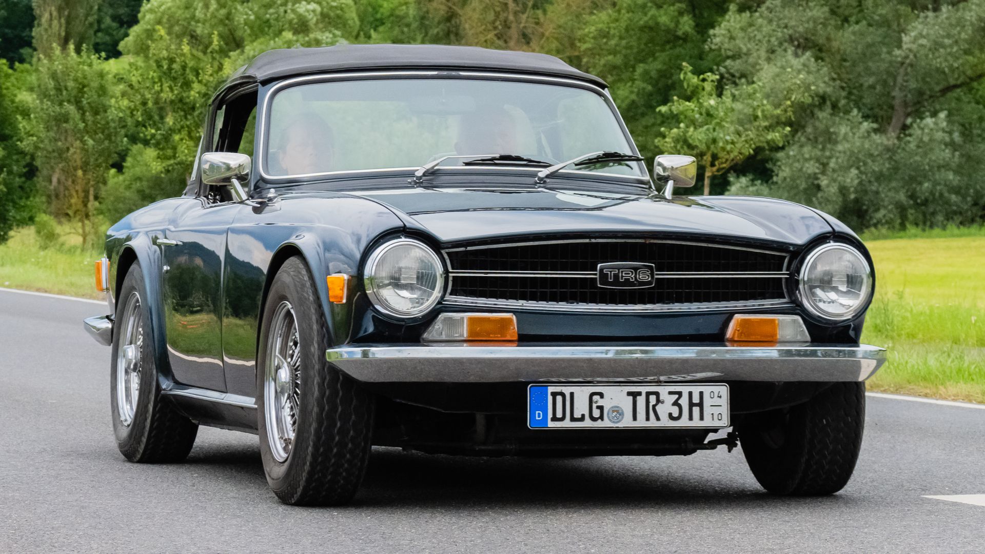 Triumph TR6 at the oldtimer meeting Ebern
