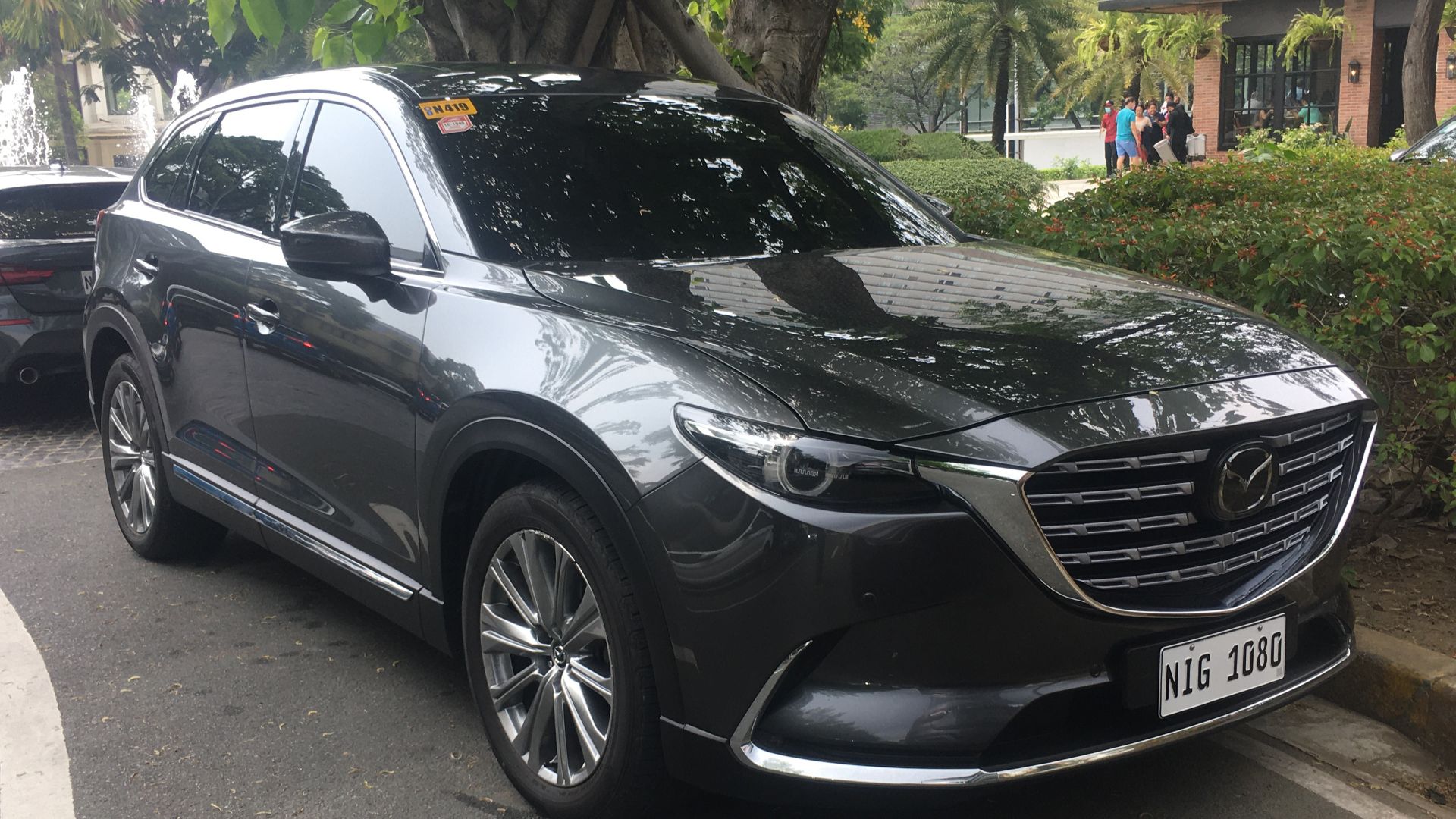 2023 Mazda CX-9 2.5 Turbo AWD photographed at Westgate Center in Muntinlupa, Metro Manila, Philippines