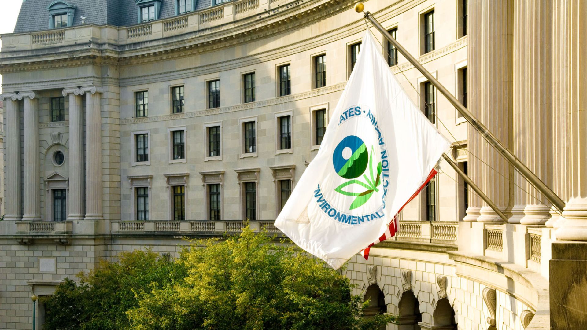 View of the William Jefferson Clinton Federal Building, Washington, D.C. Headquarters offices of the U.S. Environmental Protection Agency (EPA). EPA was established in 1970. Born in the wake of elevated concern about environmental pollution, EPA was estab
