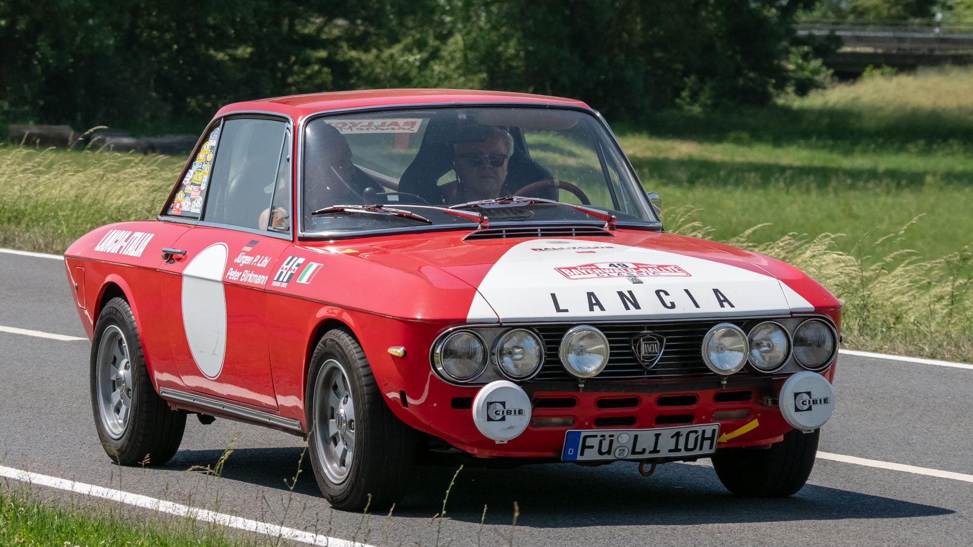 Lancia Fulvia at the Oldtimer Meeting Ebern