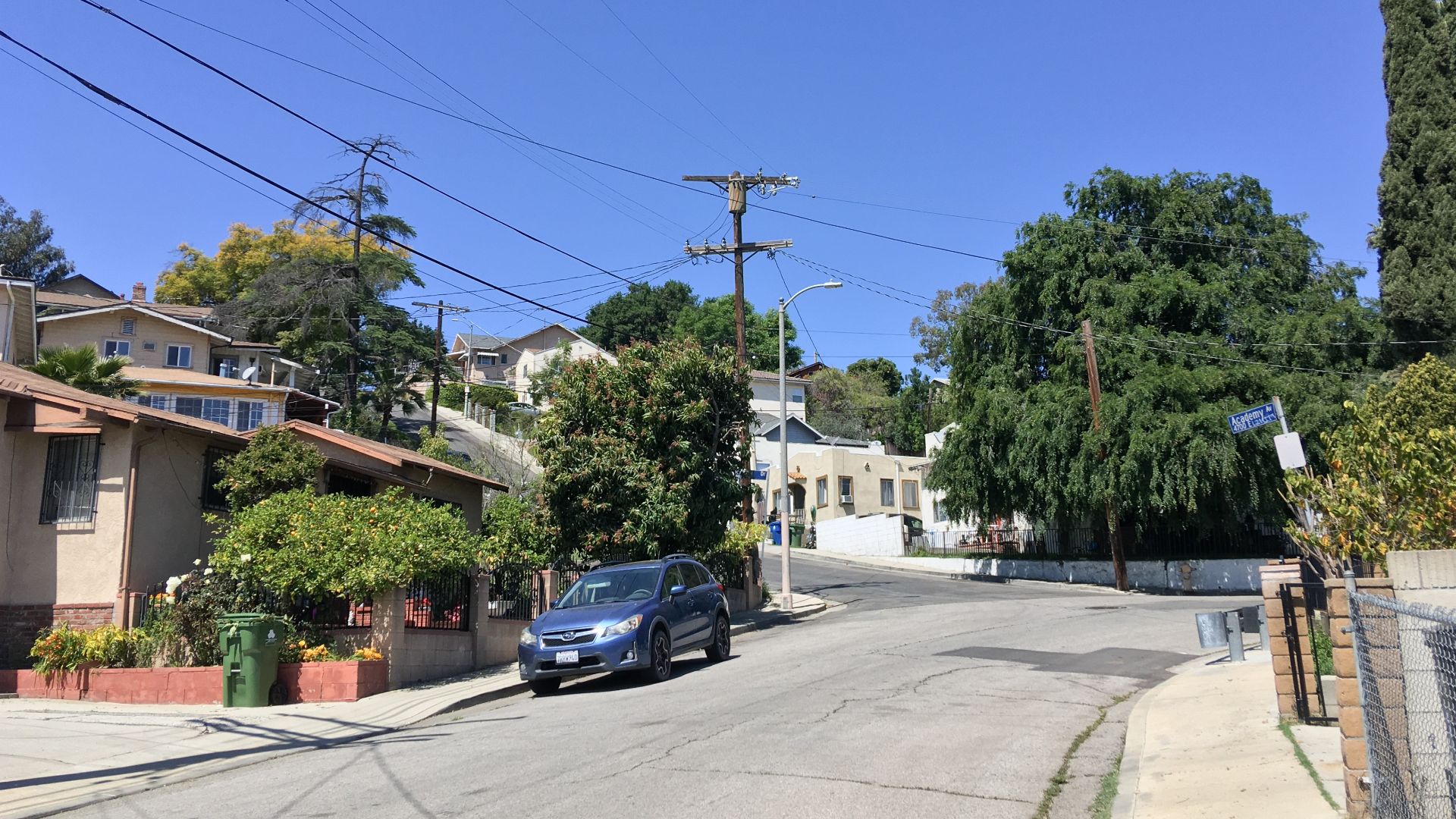 Baird Park neighborhood, Los Angeles, California, US