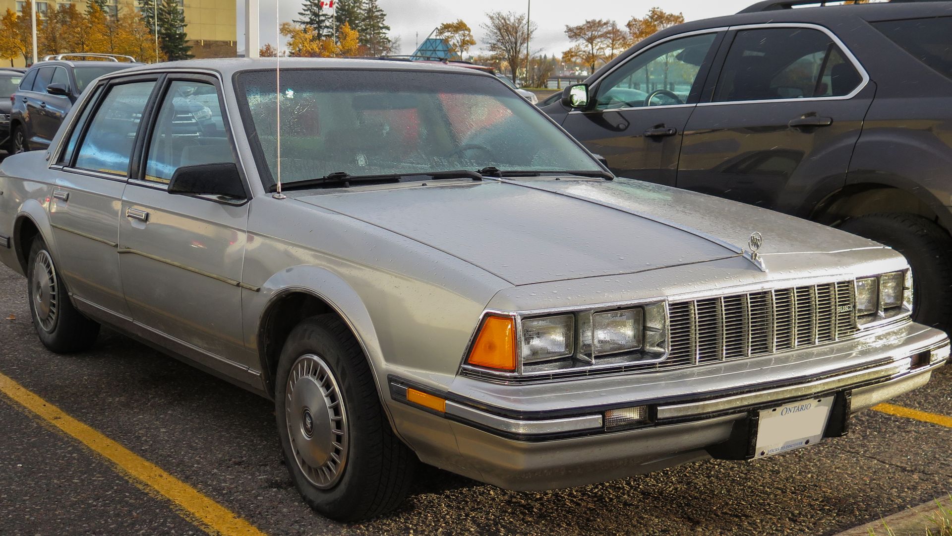 1984 Buick Century Limited Sedan photographed in Sault Ste. Marie, Ontario, Canada.