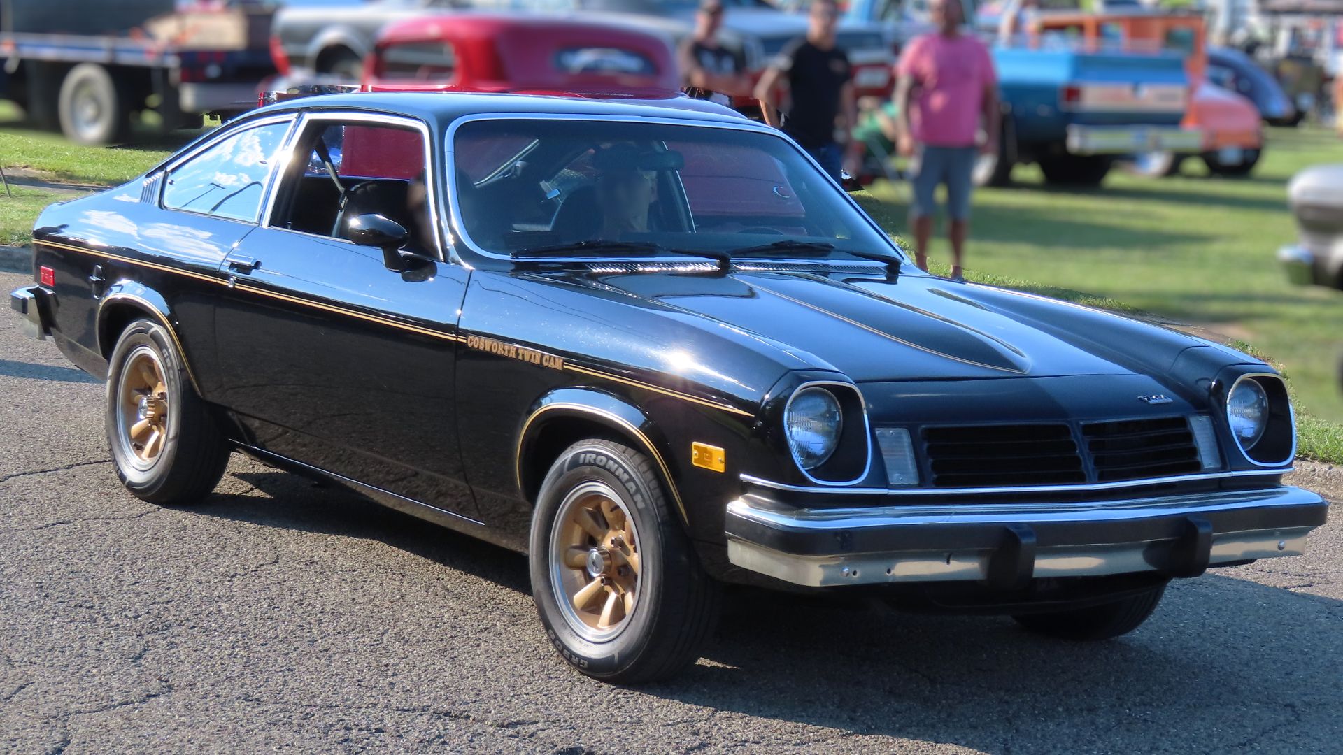 1975 Chevrolet Vega Cosworth photographed at the June 24th, 2024 Cruisin' the River Lowellville car show in Lowellville, Ohio