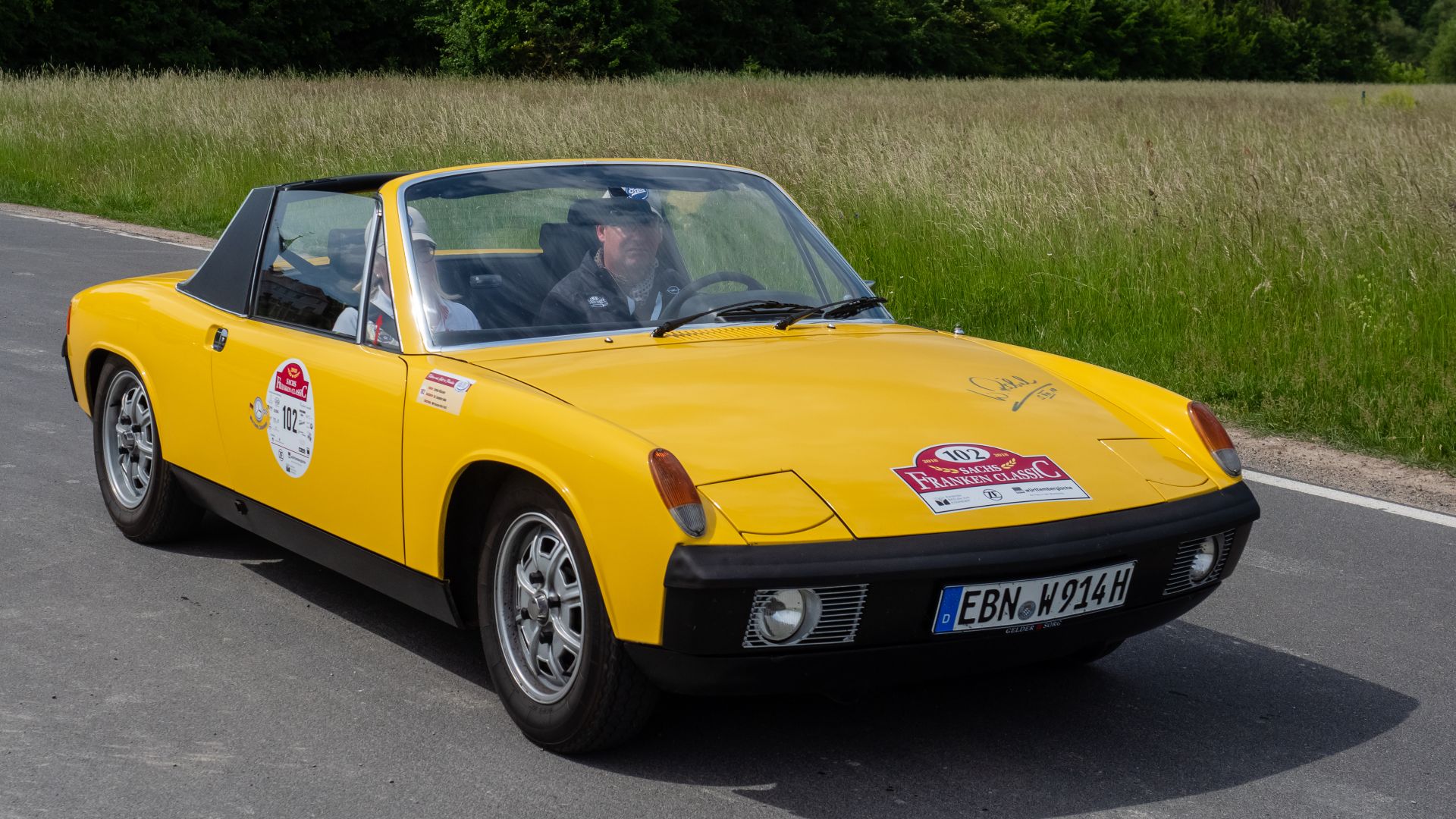 VW Porsche 914-4 at the Sachs Franken Classic 2018 Rally, Stage 2