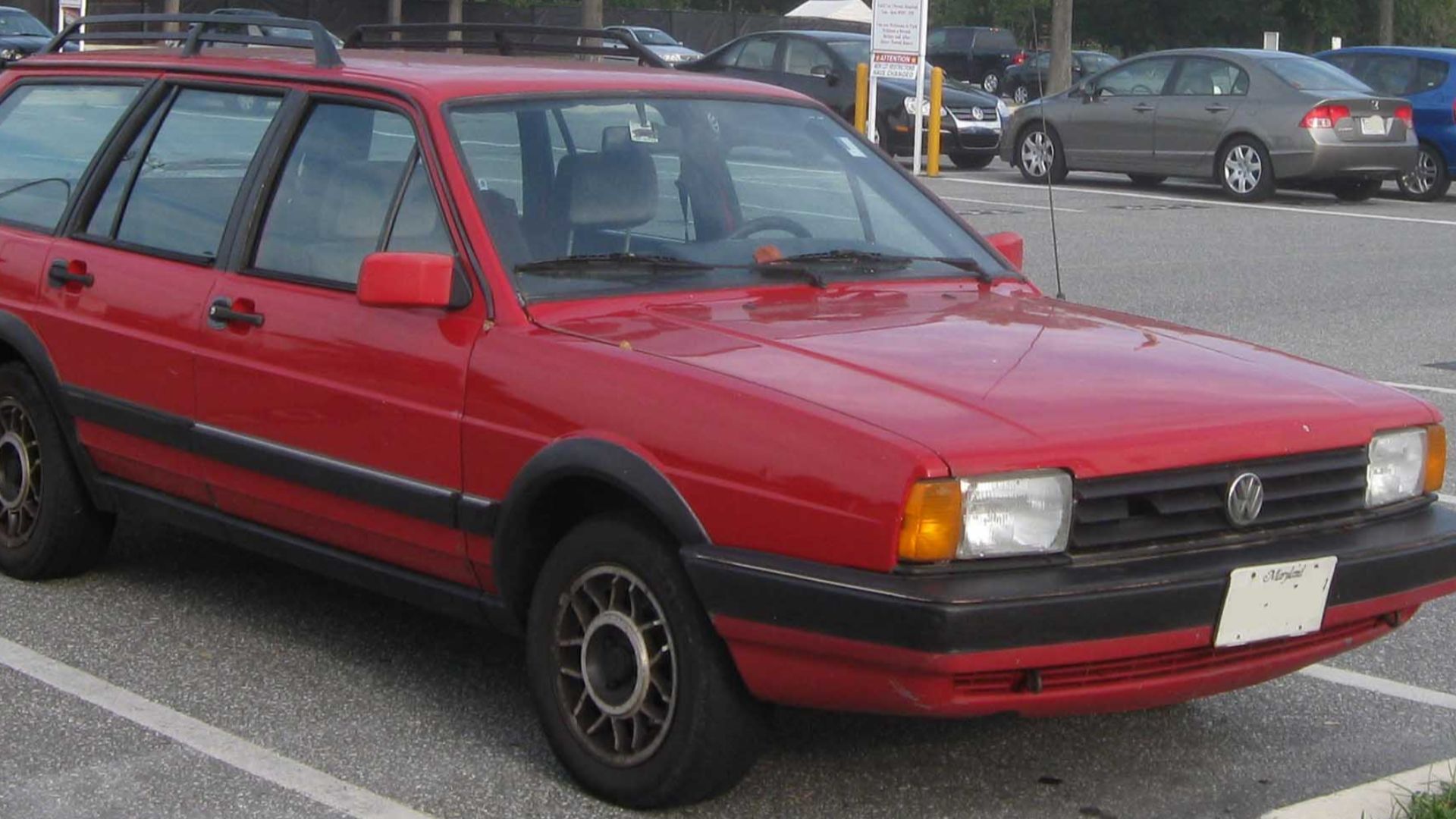 1986-1988 Volkswagen Quantum photographed in College Park, Maryland, USA.
