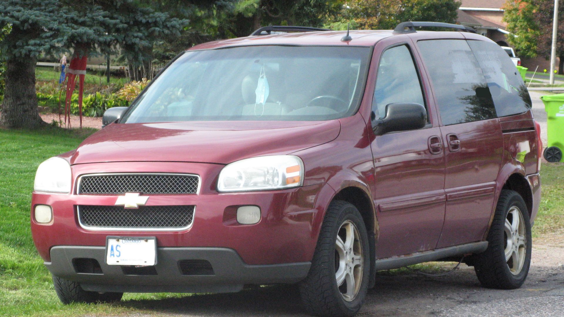 2005 Chevrolet Uplander LT photographed in Sault Ste. Marie, Ontario, Canada