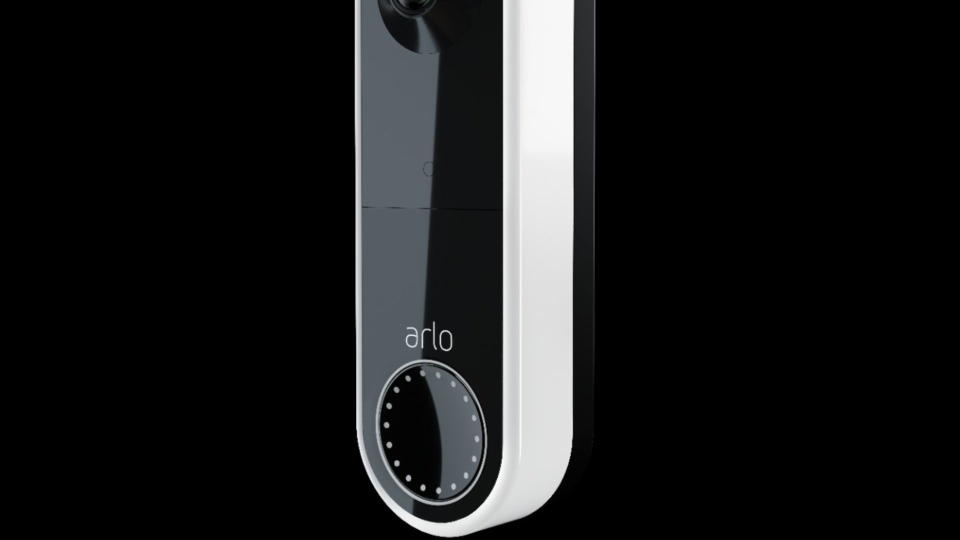 Wireless Arlo video doorbell.